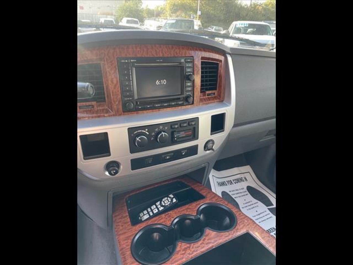 2006 Dk. Gray Dodge Ram 2500 Laramie (3D3KR29CX6G) with an 5.9L 5.9L Turbocharged Diesel I6 OHV 24V FI Engine Direct Injection engine, 4-Speed Automatic transmission, located at 800 Riverside Ave, Roseville, CA, 95678, 916-773-4549 & Toll Free: 866-719-4393, 38.732265, -121.291039 - CUMMINS DIESEL MEGA CAB CLEAN CARFAX - Photo#9