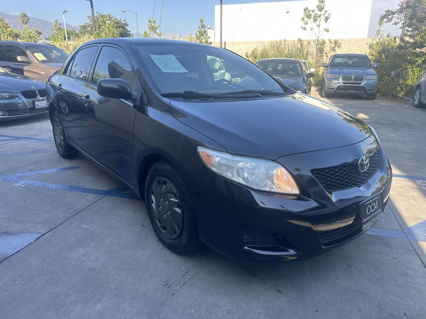 2010 Black /Gray Toyota Corolla Cloth (JTDBU4EE7A9) with an 4 Cylinder engine, Automatic transmission, located at 30 S. Berkeley Avenue, Pasadena, CA, 91107, (626) 248-7567, 34.145447, -118.109398 - MPG! This Corolla looks and drives well. - Photo#8