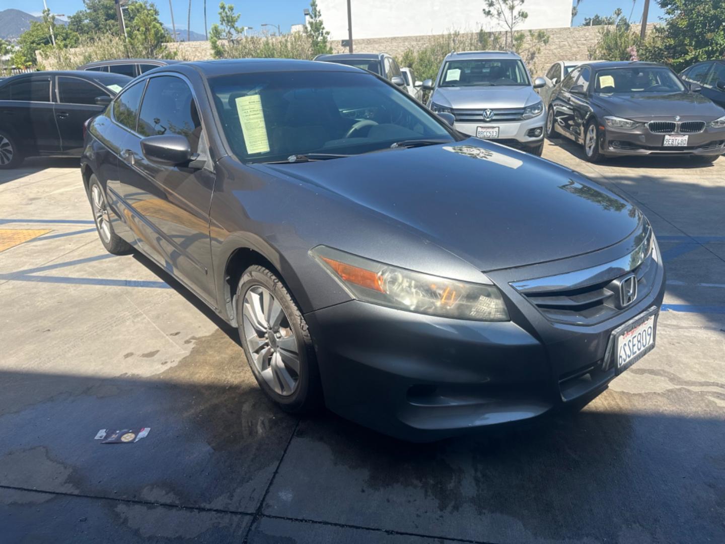 2011 Gray metallic /BLACK Honda Accord Cpe EX Coupe AT (1HGCS1B75BA) with an 2.4L L4 DOHC 16V engine, 5-Speed Automatic transmission, located at 30 S. Berkeley Avenue, Pasadena, CA, 91107, (626) 248-7567, 34.145447, -118.109398 - Moon Roof! New Tires! Nice Interior! Looks and Drives Good! Bad credit? We can help! We are the bank. All our cars are thoroughly inspected and reconditioned by our technicians. FREE CARFAX report. Stop by or call to speak with our friendly staff. Whether you have bad credit, no credit, bankruptcy - Photo#7