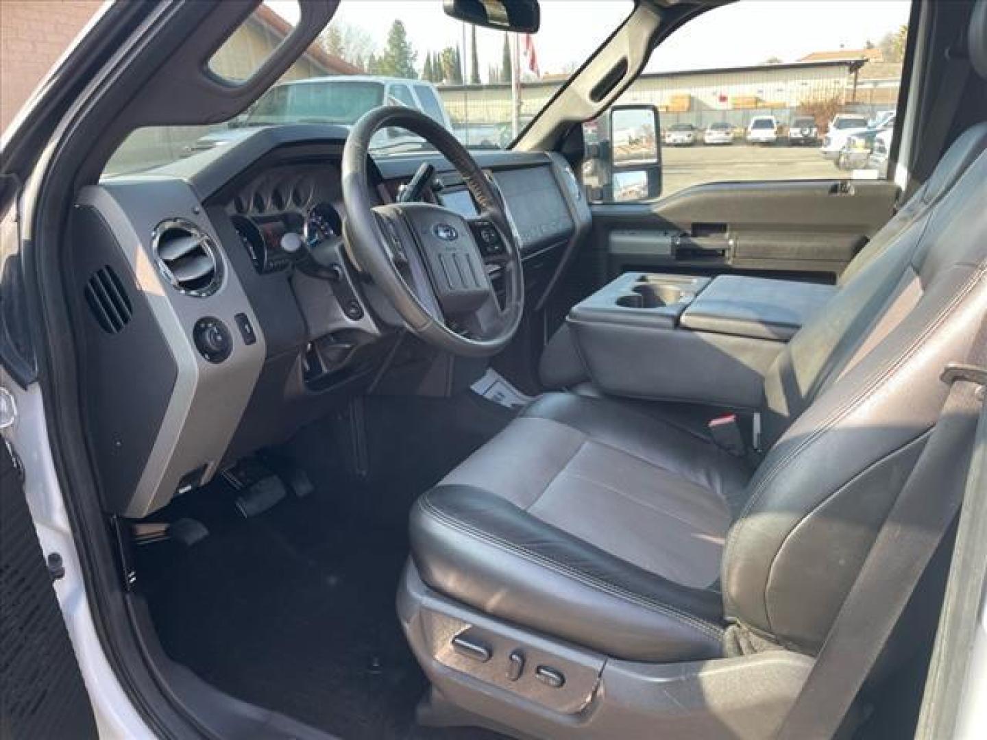 2011 Oxford White/Sterling Grey Ford F-250 Super Duty Lariat (1FT7W2BT3BE) with an 6.7L Power Stroke 6.7L Biodiesel Turbo V8 400hp 800ft. lbs. Common Rail Direct Injection engine, 6-Speed Shiftable Automatic transmission, located at 800 Riverside Ave, Roseville, CA, 95678, 916-773-4549 & Toll Free: 866-719-4393, 38.732265, -121.291039 - DIESEL CREW CAB 4X4 LARIAT ONE OWNER SERVICE RECORDS ON CLEAN CARFAX - Photo#11