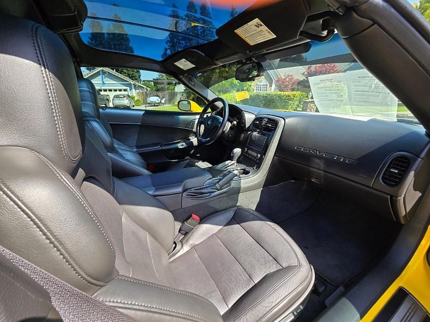 2012 YELLOW Chevrolet Corvette (1G1YG2DW7C5) with an V8 6.2 Liter engine, Auto 6-Spd w/Paddle Shft transmission, located at 246 E Walker St., Orland, 95963, (530) 865-5800, 39.747589, -122.178398 - Photo#14