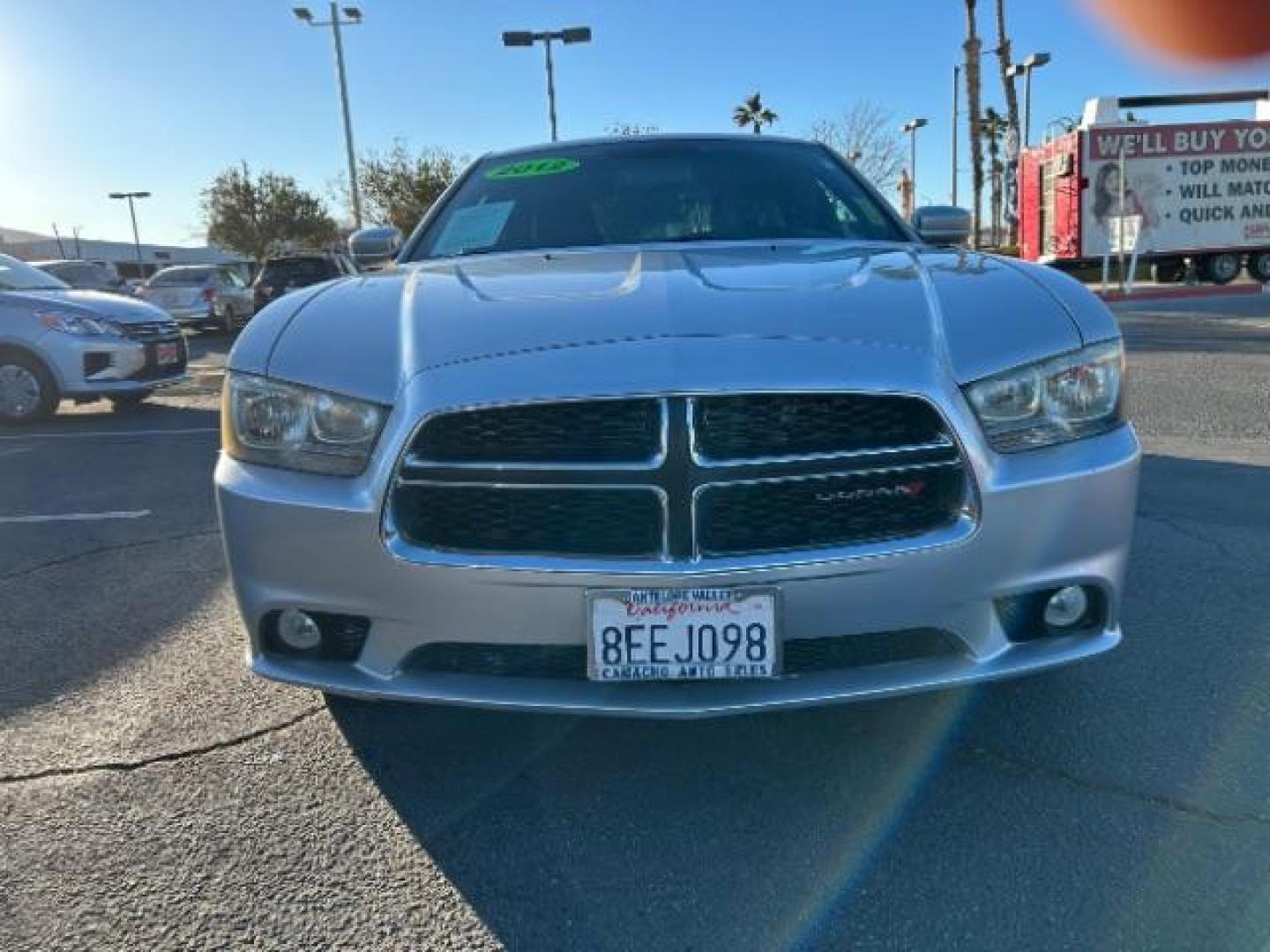 2012 SILVER Dodge Charger (2C3CDXHG7CH) with an V6 3.6 Liter engine, Automatic 8-Spd transmission, located at 412 Auto Vista Drive, Palmdale, 93551, (661) 945-0620, 34.592636, -118.136681 - Photo#1