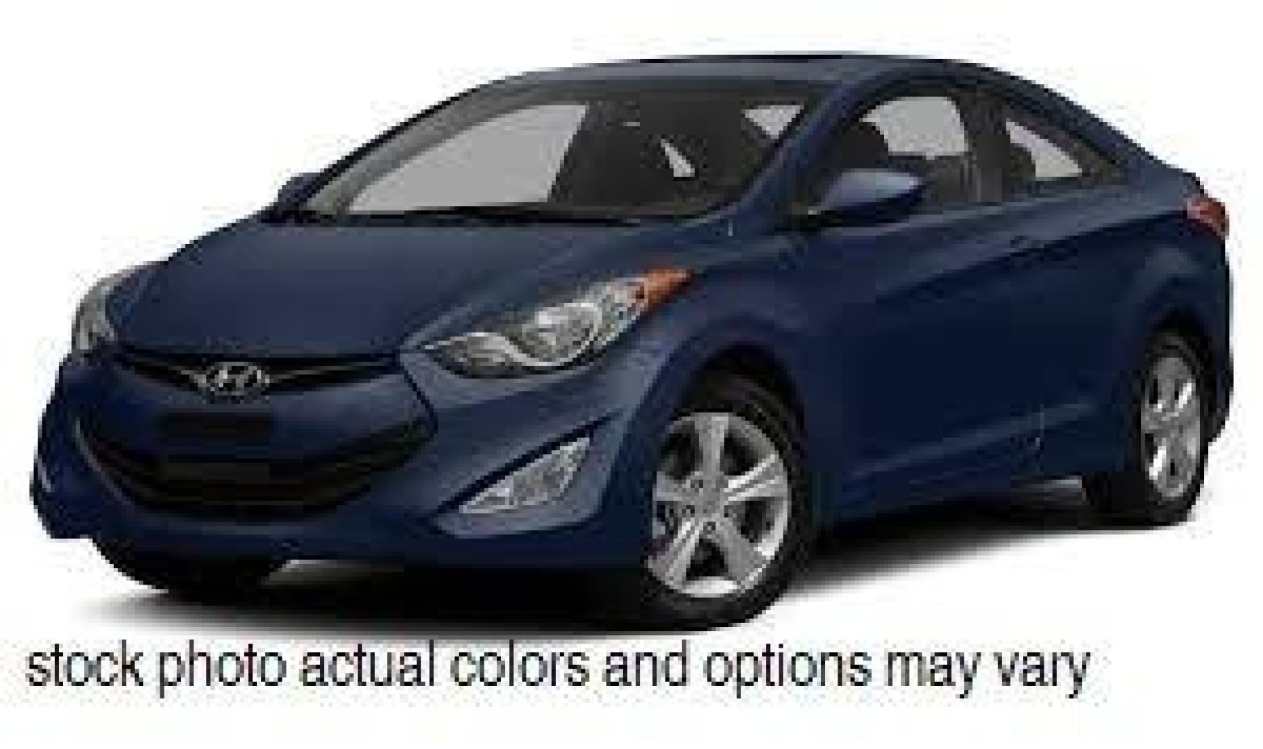 2013 BLUE Hyundai Elantra Coupe (KMHDH6AEXDU) with an 4-Cyl 1.8 Liter engine, Auto 6-Spd w/Shftrnc transmission, located at 412 Auto Vista Drive, Palmdale, 93551, (661) 945-0620, 34.592636, -118.136681 - Photo#0