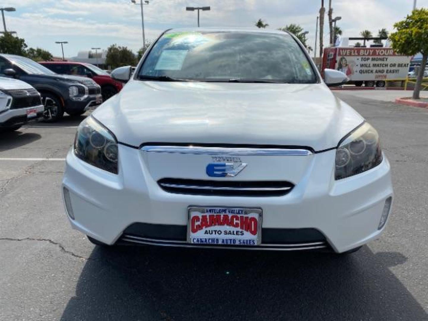 2013 WHITE Toyota RAV4 EV (2T3YL4DV2DW) with an AC Electric Motor engine, Single-Speed Fixed Gear transmission, located at 412 Auto Vista Drive, Palmdale, 93551, (661) 945-0620, 34.592636, -118.136681 - Photo#1