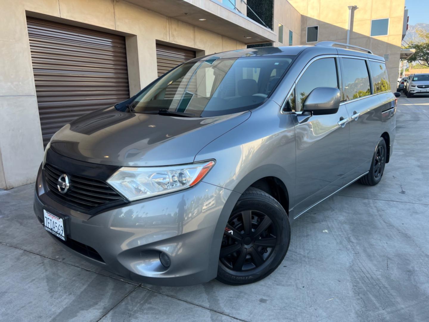 2014 Silver Metallic /Gray Nissan Quest 3.5 S (JN8AE2KPXE9) with an 3.5L V6 DOHC 24V engine, Continuously Variable Transmission transmission, located at 30 S. Berkeley Avenue, Pasadena, CA, 91107, (626) 248-7567, 34.145447, -118.109398 - Third Row! Rear Ac! This The 2014 Nissan Quest, stands out as a prominent choice among family-friendly minivans. With a blend of efficiency, space, and remarkable features, this vehicle is an impeccable selection for those in search of a reliable yet stylish means of transport. Captivating Featur - Photo#0