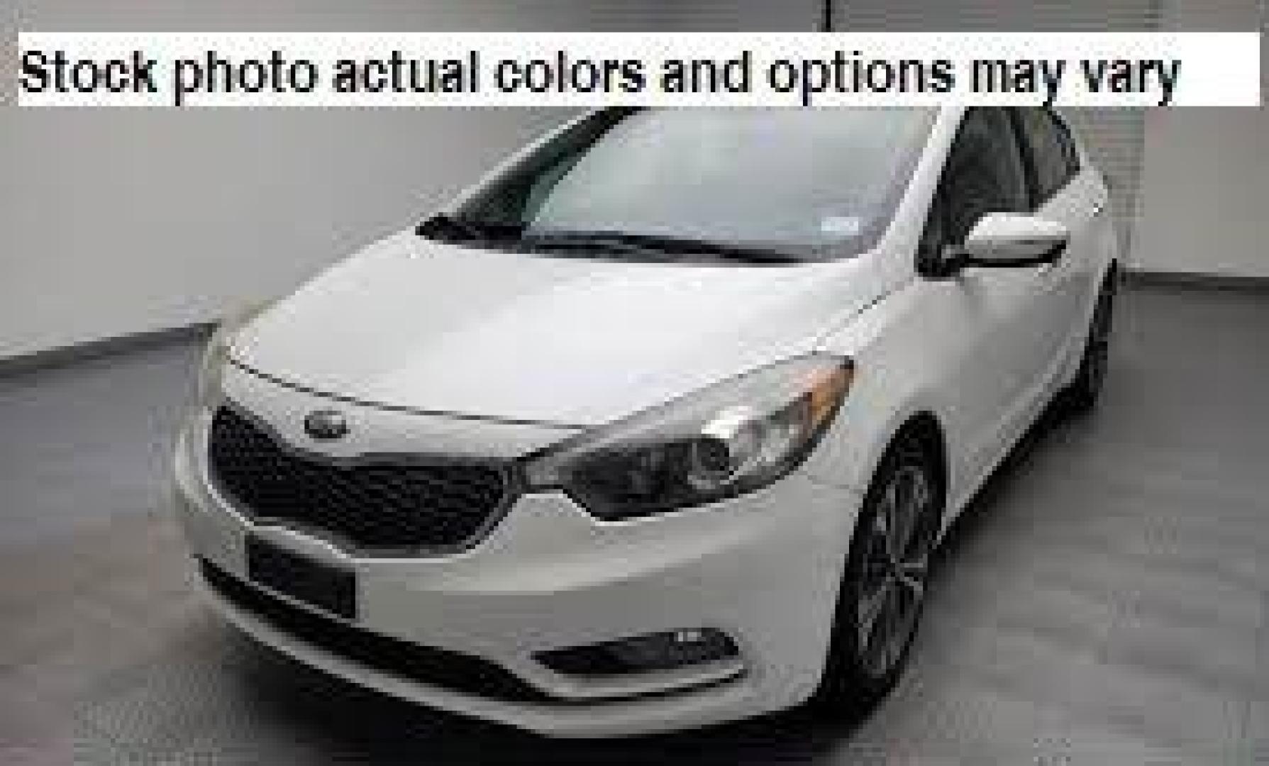 2014 WHITE Kia Forte (KNAFK4A68E5) with an 4-Cyl 1.8 Liter engine, Auto 6-Spd w/Sportmatic transmission, located at 412 Auto Vista Drive, Palmdale, 93551, (661) 945-0620, 34.592636, -118.136681 - Photo#0