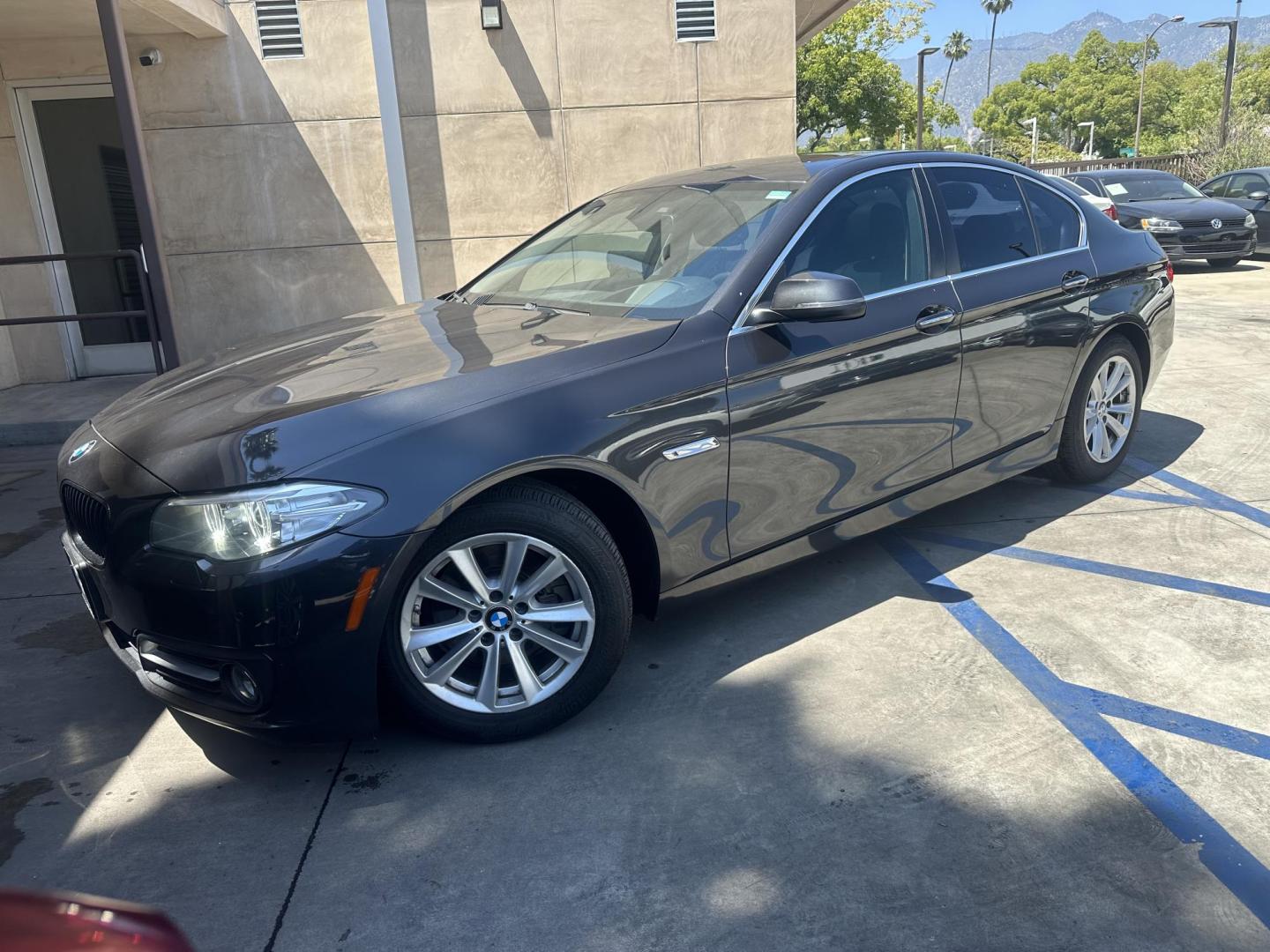 2015 Space Gray Metallic /Black BMW 5-Series Leather (WBA5A5C50FD) with an 2.0 engine, Automatic transmission, located at 30 S. Berkeley Avenue, Pasadena, CA, 91107, (626) 248-7567, 34.145447, -118.109398 - Crown City Motors is a used “Buy Here Pay Here” car dealer in Pasadena CA. “Buy Here Pay Here” financing, means that when you purchase your vehicle from our dealership, that you make the payments to the dealership as well. We do not need the banks approval to get you approved for a used auto - Photo#5