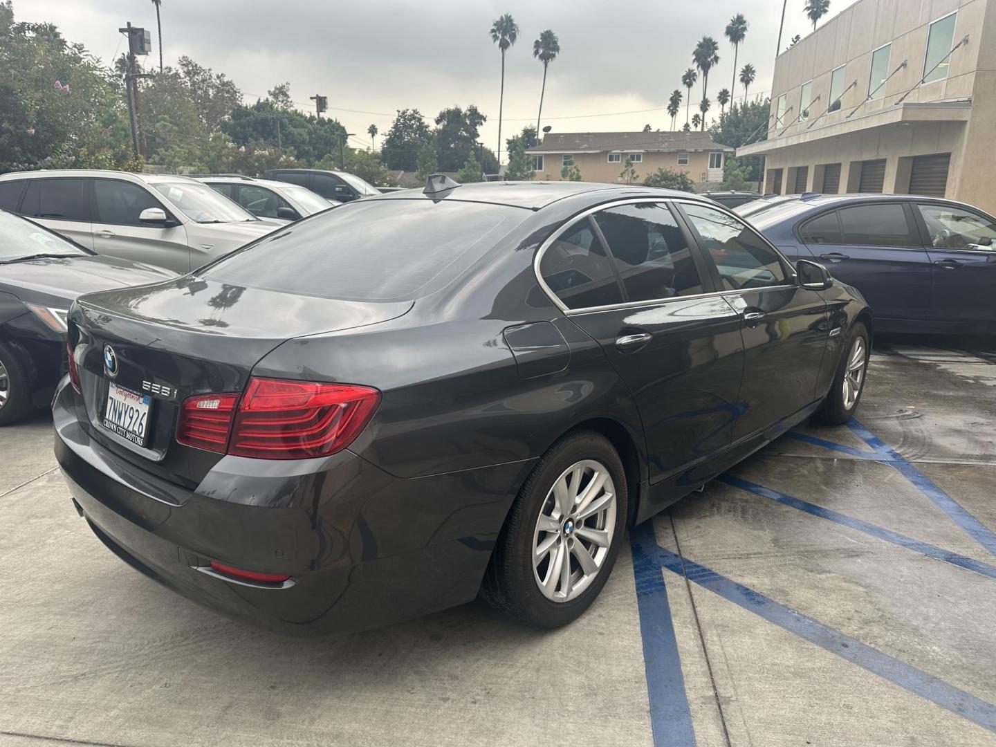 2015 Space Gray Metallic /Black BMW 5-Series Leather (WBA5A5C50FD) with an 2.0 engine, Automatic transmission, located at 30 S. Berkeley Avenue, Pasadena, CA, 91107, (626) 248-7567, 34.145447, -118.109398 - Crown City Motors is a used “Buy Here Pay Here” car dealer in Pasadena CA. “Buy Here Pay Here” financing, means that when you purchase your vehicle from our dealership, that you make the payments to the dealership as well. We do not need the banks approval to get you approved for a used auto - Photo#3