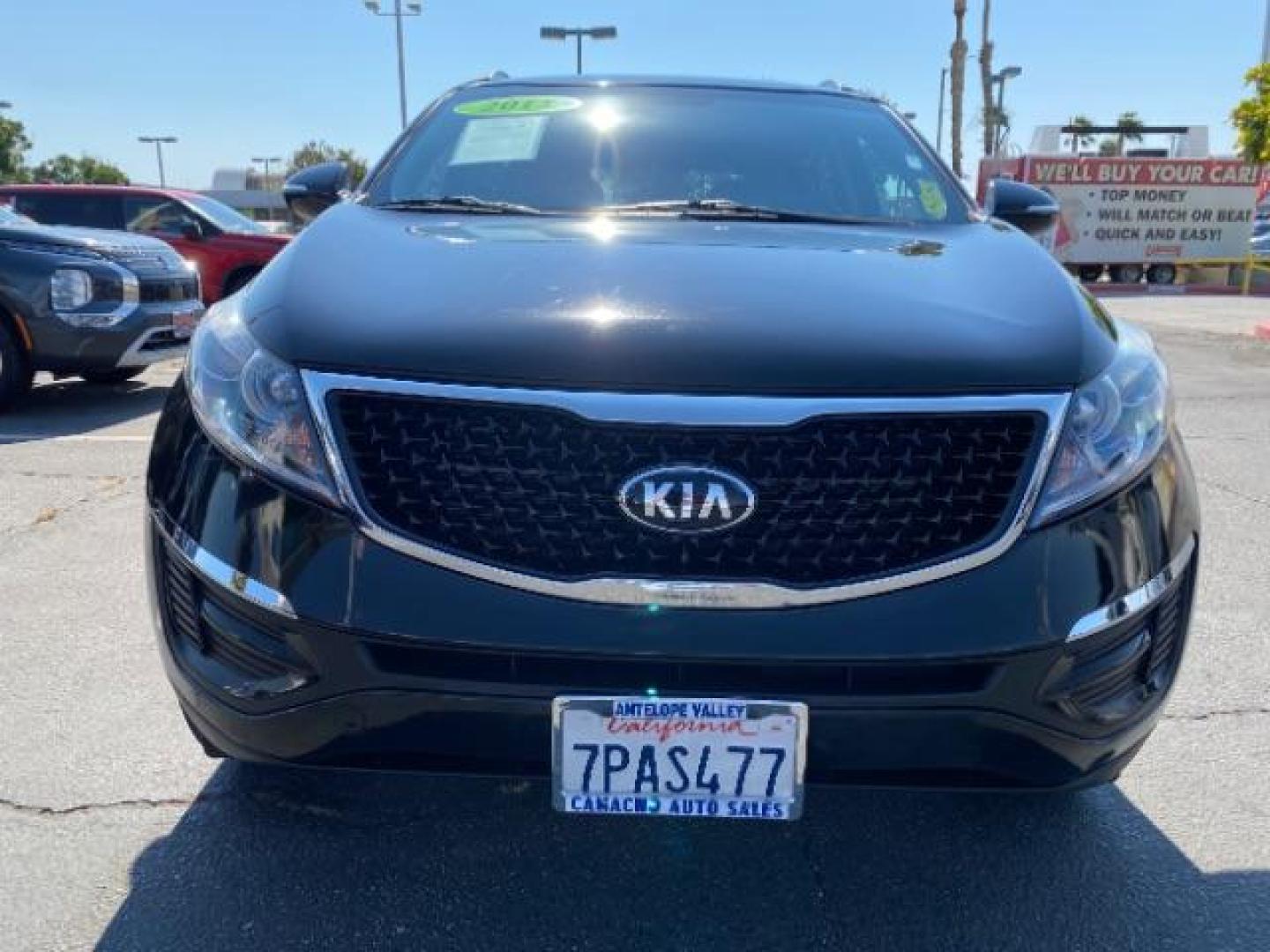 2015 BLACK Kia Sportage (KNDPB3AC8F7) with an 4-Cyl GDI 2.4 Liter engine, Auto 6-Spd Sportmatic transmission, located at 412 Auto Vista Drive, Palmdale, 93551, (661) 945-0620, 34.592636, -118.136681 - Photo#1