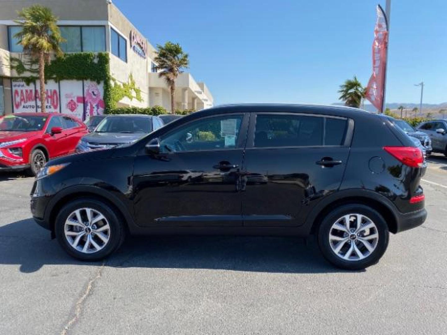 2015 BLACK Kia Sportage (KNDPB3AC8F7) with an 4-Cyl GDI 2.4 Liter engine, Auto 6-Spd Sportmatic transmission, located at 412 Auto Vista Drive, Palmdale, 93551, (661) 945-0620, 34.592636, -118.136681 - Photo#3