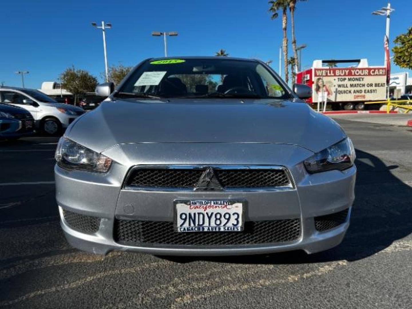 2015 Mitsubishi Lancer (JA32U2FU8FU) with an 4-Cyl 2.0 Liter engine, Automatic CVT transmission, located at 412 Auto Vista Drive, Palmdale, 93551, (661) 945-0620, 34.592636, -118.136681 - Photo#1