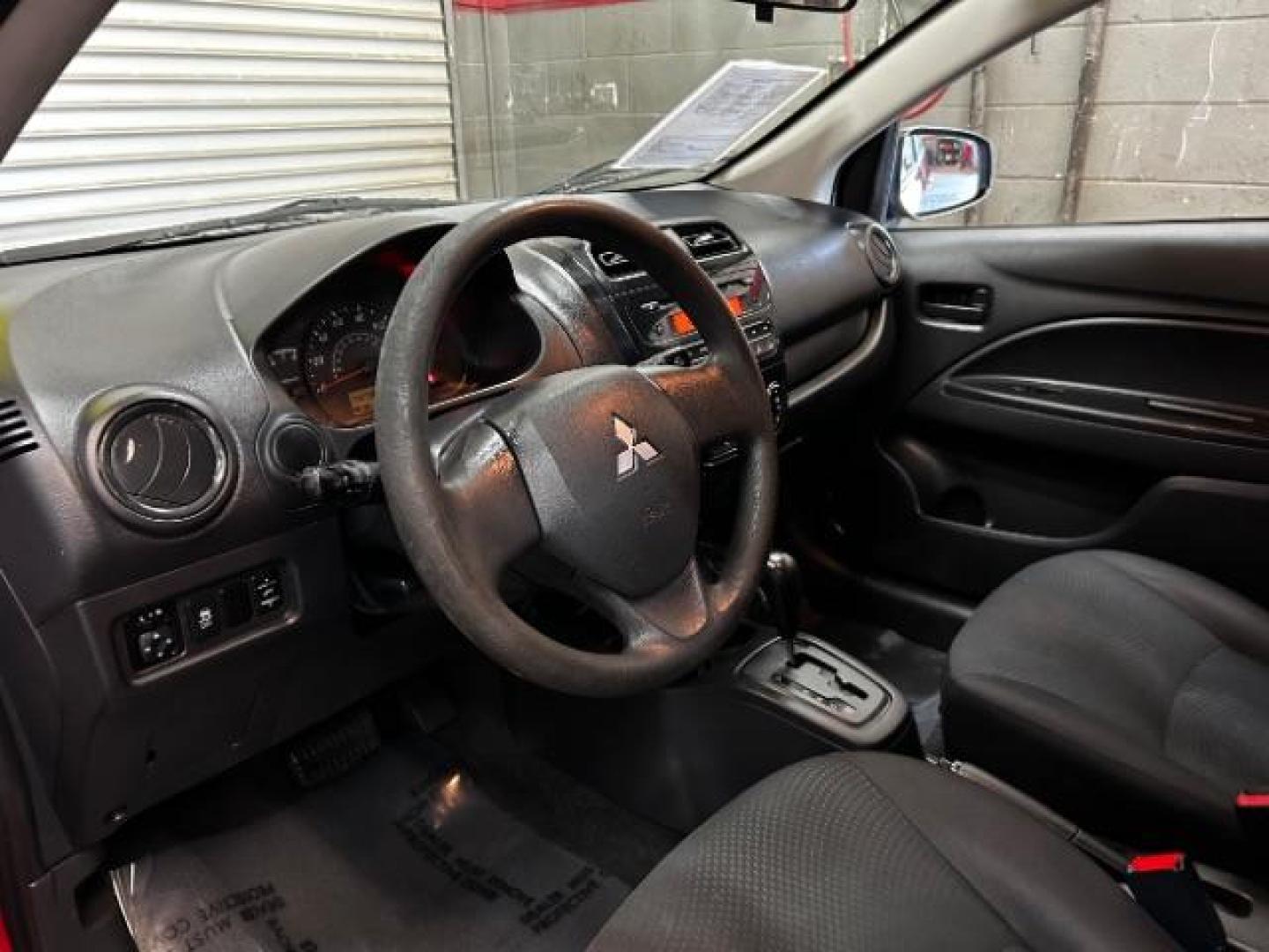 2015 RED Mitsubishi Mirage (ML32A3HJ9FH) with an 3-Cyl 1.2 Liter engine, Automatic CVT transmission, located at 412 Auto Vista Drive, Palmdale, 93551, (661) 945-0620, 34.592636, -118.136681 - Photo#9