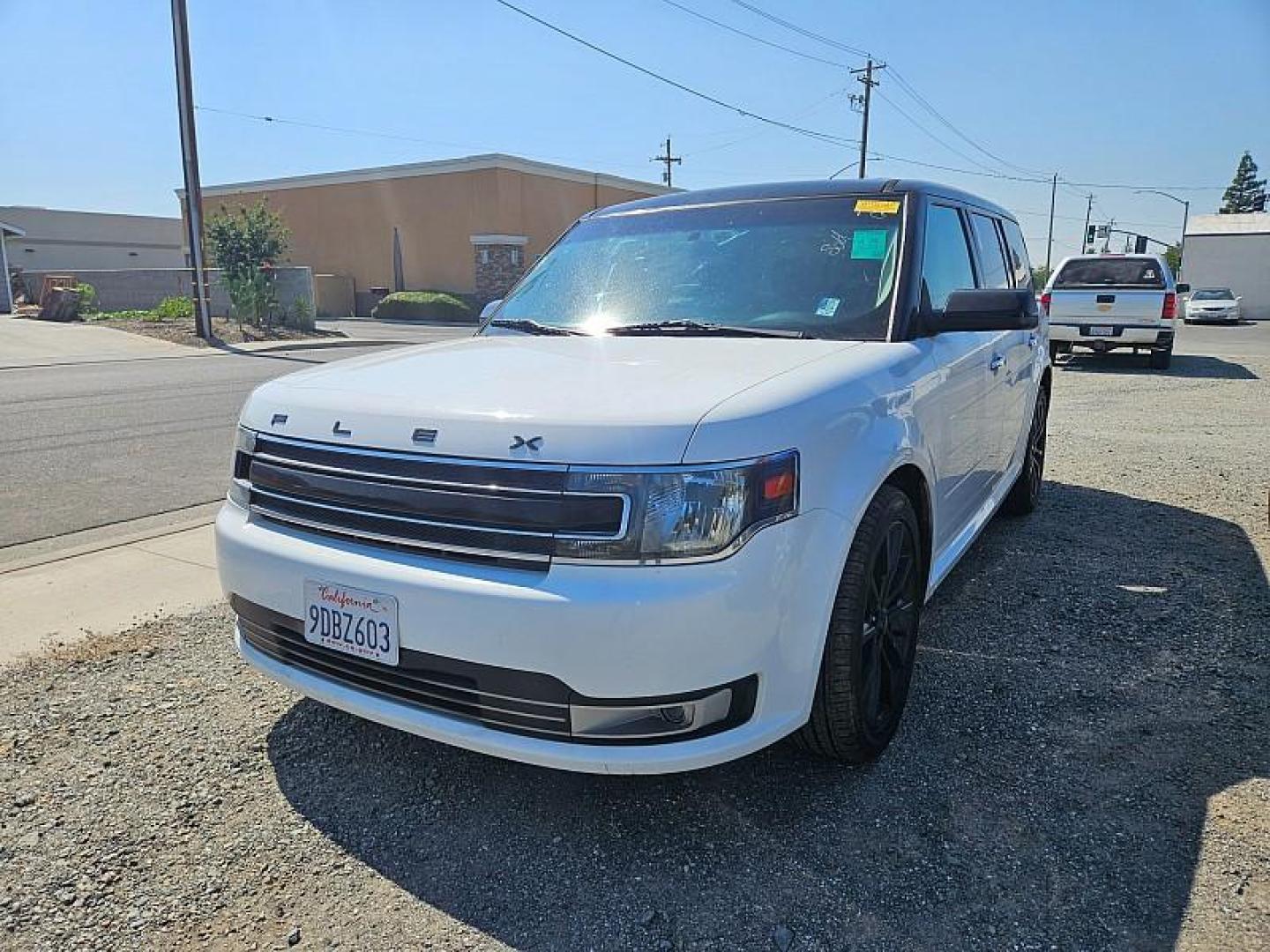 2016 WHITE Ford Flex (2FMGK5C86GB) with an V6 3.5 Liter engine, Auto 6-Spd w/SelShft transmission, located at 246 E Walker St., Orland, 95963, (530) 865-5800, 39.747589, -122.178398 - Photo#0