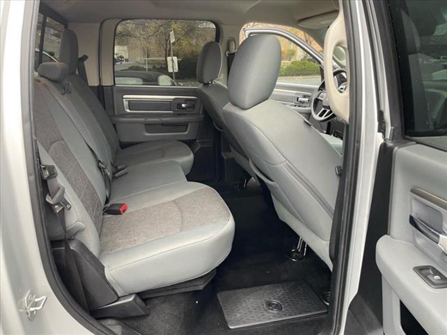 2016 Bright Silver Metallic Clear Coat RAM 1500 Big Horn (1C6RR7LM1GS) with an 3.0L EcoDiesel 3.0L Biodiesel Turbo V6 240hp 420ft. lbs. Common Rail Direct Injection engine, 8-Speed Shiftable Automatic transmission, located at 800 Riverside Ave, Roseville, CA, 95678, 916-773-4549 & Toll Free: 866-719-4393, 38.732265, -121.291039 - ECODIESEL CREW CAB 4X4 SLT BIG HORN CLEAN CARFAX - Photo#13