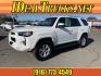 2016 Super White Toyota 4Runner SR5 (JTEBU5JR6G5) with an 4.0L 4.0L V6 270hp 278ft. lbs. Sequential Multiport Fuel Injection engine, 5-Speed Shiftable Automatic transmission, located at 800 Riverside Ave, Roseville, CA, 95678, 916-773-4549 & Toll Free: 866-719-4393, 38.732265, -121.291039 - 4X4 SR5 ONE OWNER SERVICE RECORDS ON CLEAN CARFAX - Photo#0