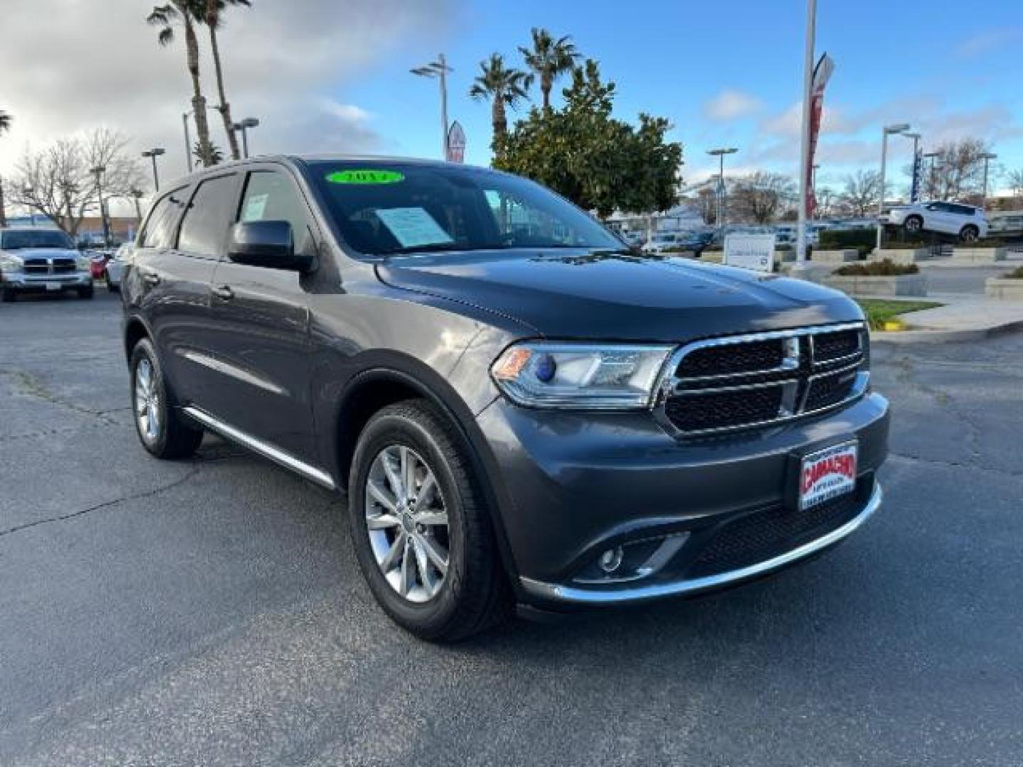 2017 GRAY Dodge Durango (1C4RDHAGXHC) with an V6 3.6 Liter engine, Automatic 8-Spd transmission, located at 412 Auto Vista Drive, Palmdale, 93551, (661) 945-0620, 34.592636, -118.136681 - Photo#0