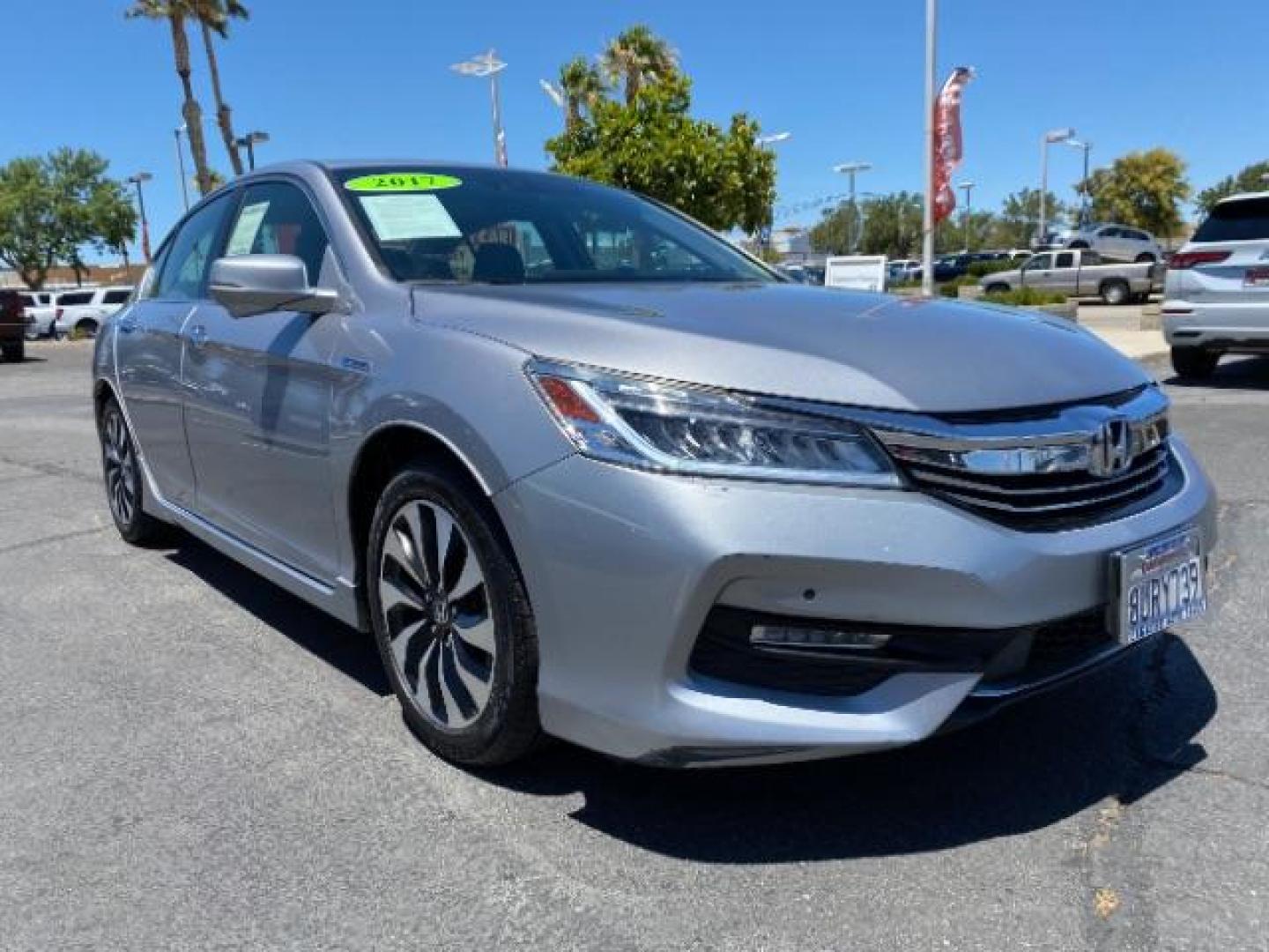 2017 SILVER Honda Accord Hybrid (JHMCR6F71HC) with an 4-Cyl Hybrid VTEC 2.0L engine, Automatic CVT transmission, located at 412 Auto Vista Drive, Palmdale, 93551, (661) 945-0620, 34.592636, -118.136681 - Photo#1