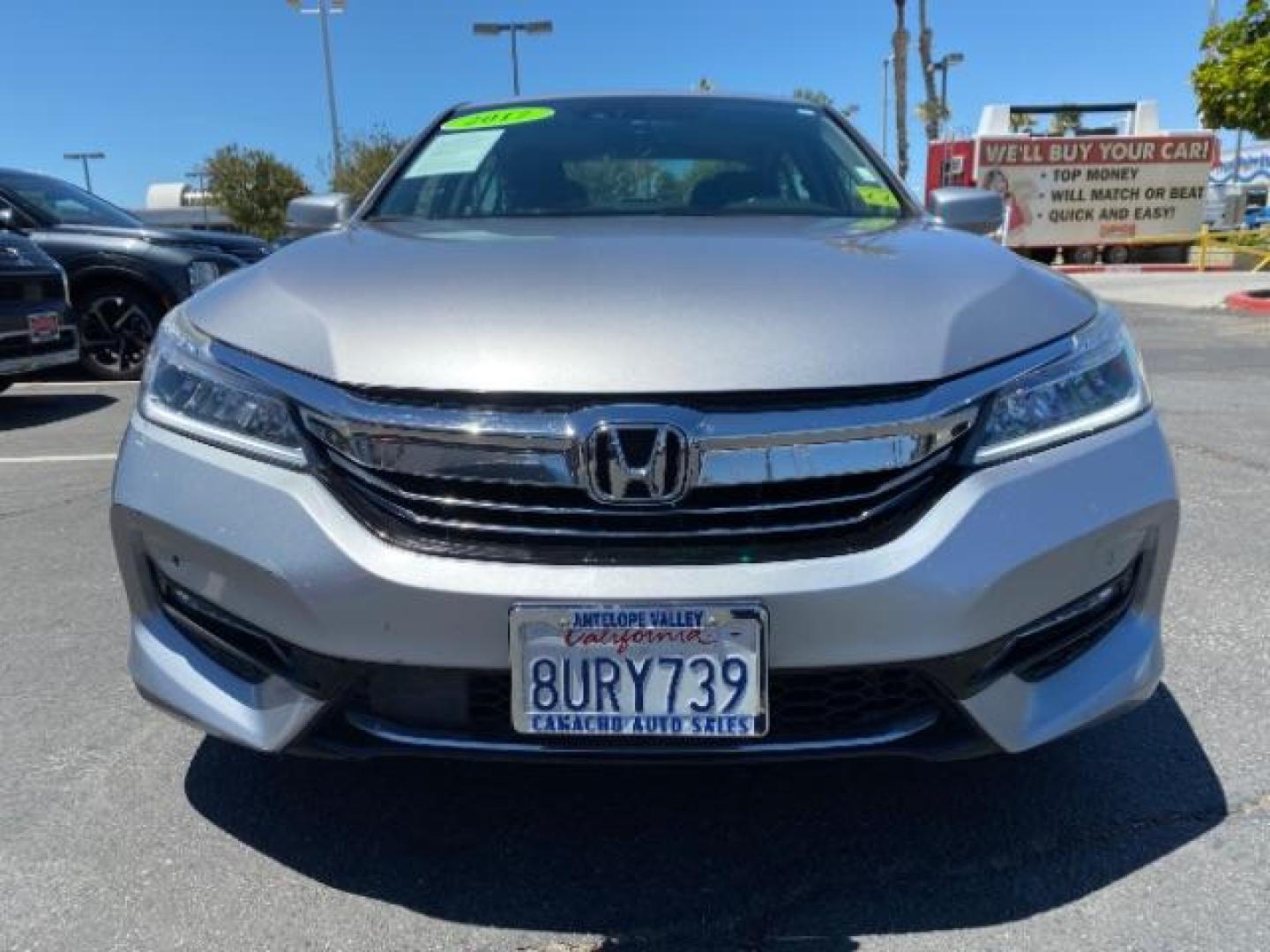 2017 SILVER Honda Accord Hybrid (JHMCR6F71HC) with an 4-Cyl Hybrid VTEC 2.0L engine, Automatic CVT transmission, located at 412 Auto Vista Drive, Palmdale, 93551, (661) 945-0620, 34.592636, -118.136681 - Photo#2