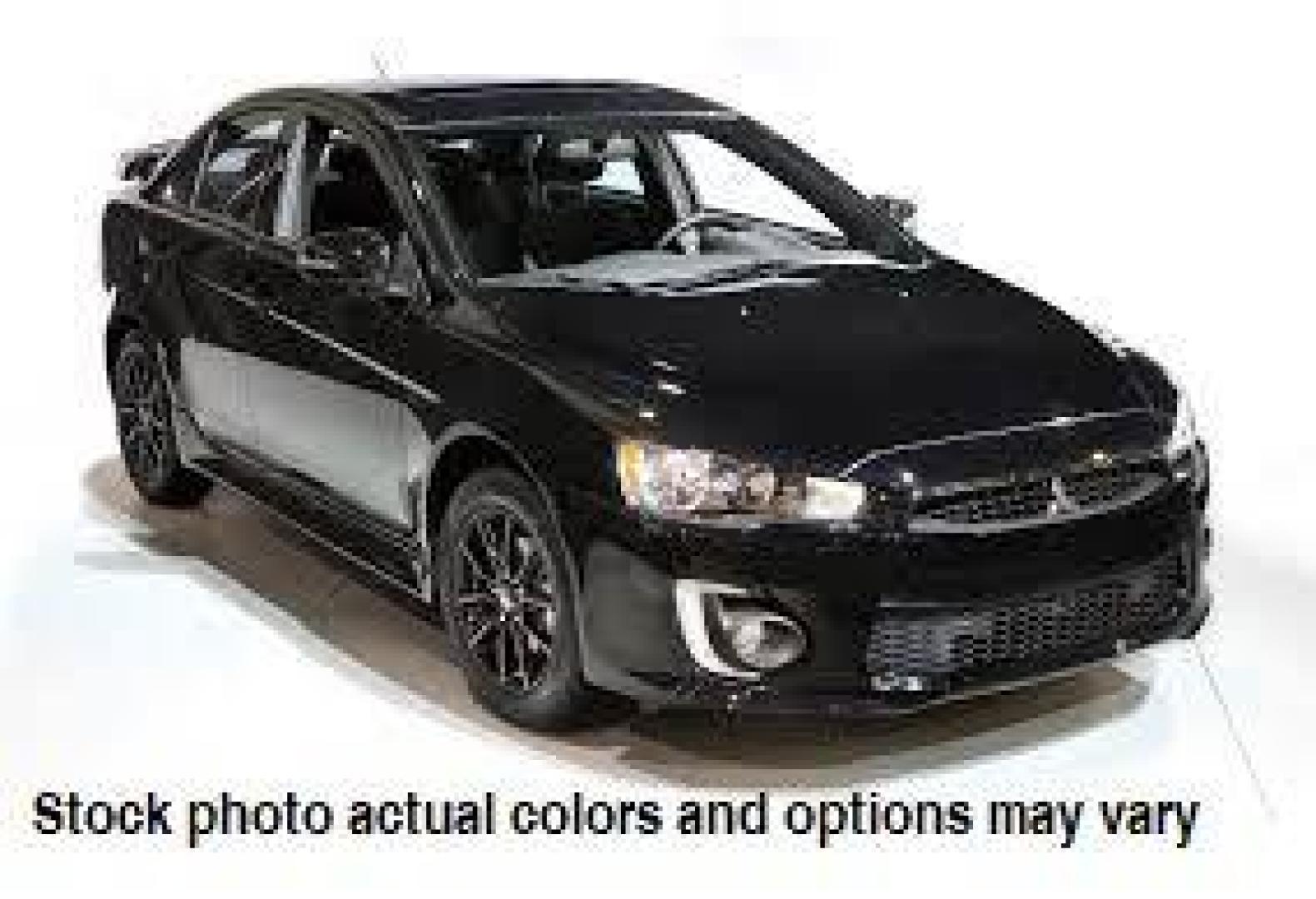 2017 BLACK Mitsubishi Lancer (JA32U2FU6HU) with an 4-Cyl 2.0 Liter engine, Automatic CVT transmission, located at 412 Auto Vista Drive, Palmdale, 93551, (661) 945-0620, 34.592636, -118.136681 - Photo#0