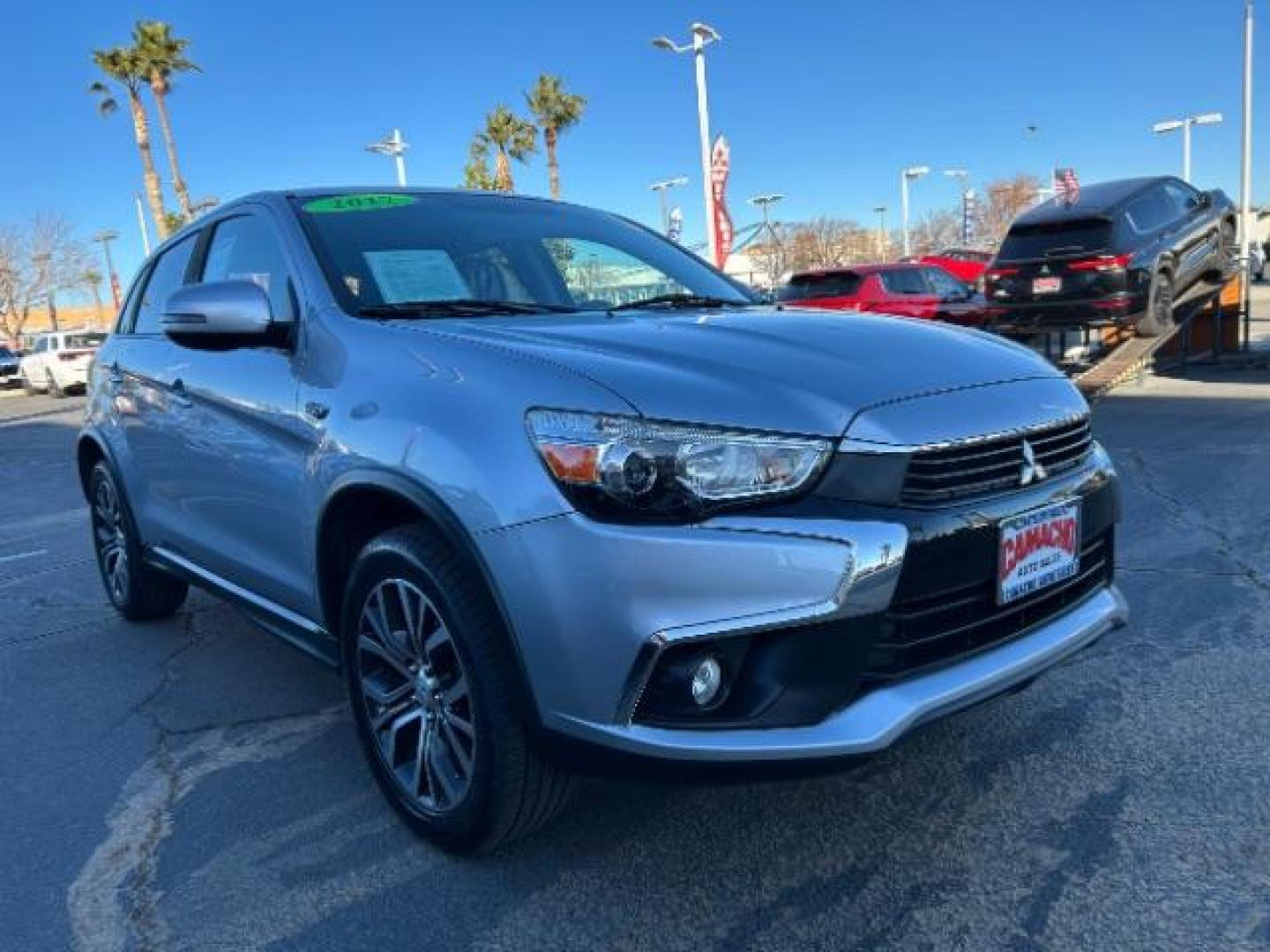 2017 SILVER Mitsubishi Outlander Sport (JA4AP3AW7HZ) with an 4-Cyl 2.4 Liter engine, CVT w/Sportronic transmission, located at 412 Auto Vista Drive, Palmdale, 93551, (661) 945-0620, 34.592636, -118.136681 - Photo#1