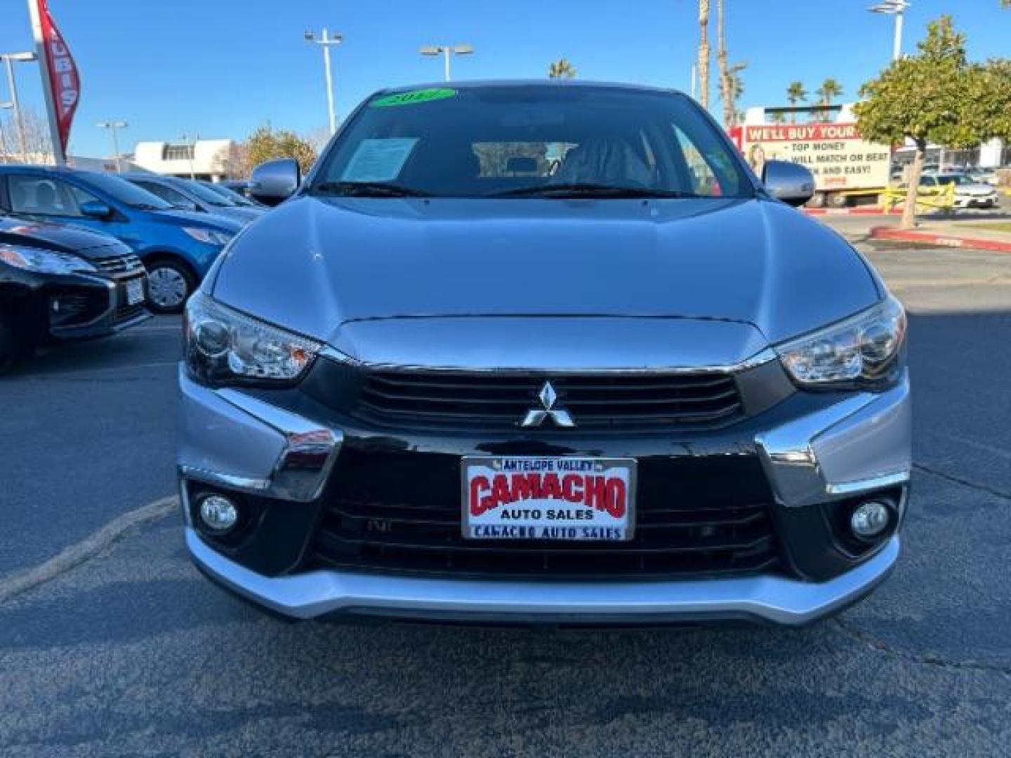 2017 SILVER Mitsubishi Outlander Sport (JA4AP3AW7HZ) with an 4-Cyl 2.4 Liter engine, CVT w/Sportronic transmission, located at 412 Auto Vista Drive, Palmdale, 93551, (661) 945-0620, 34.592636, -118.136681 - Photo#2