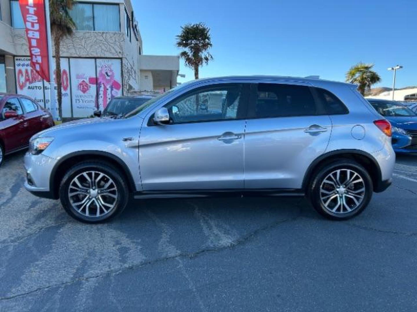 2017 SILVER Mitsubishi Outlander Sport (JA4AP3AW7HZ) with an 4-Cyl 2.4 Liter engine, CVT w/Sportronic transmission, located at 412 Auto Vista Drive, Palmdale, 93551, (661) 945-0620, 34.592636, -118.136681 - Photo#4