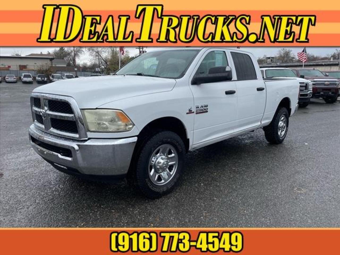 2017 Bright White Clear Coat RAM 2500 Tradesman (3C6UR4CJ9HG) with an 6.4L HEMI 6.4L V8 410hp 429ft. lbs. Sequential Multiport Fuel Injection engine, 6-Speed Shiftable Automatic transmission, located at 800 Riverside Ave, Roseville, CA, 95678, 916-773-4549 & Toll Free: 866-719-4393, 38.732265, -121.291039 - CREW CAB TRADESMAN 6.4 HEMI V8 ONE OWNER - Photo#0