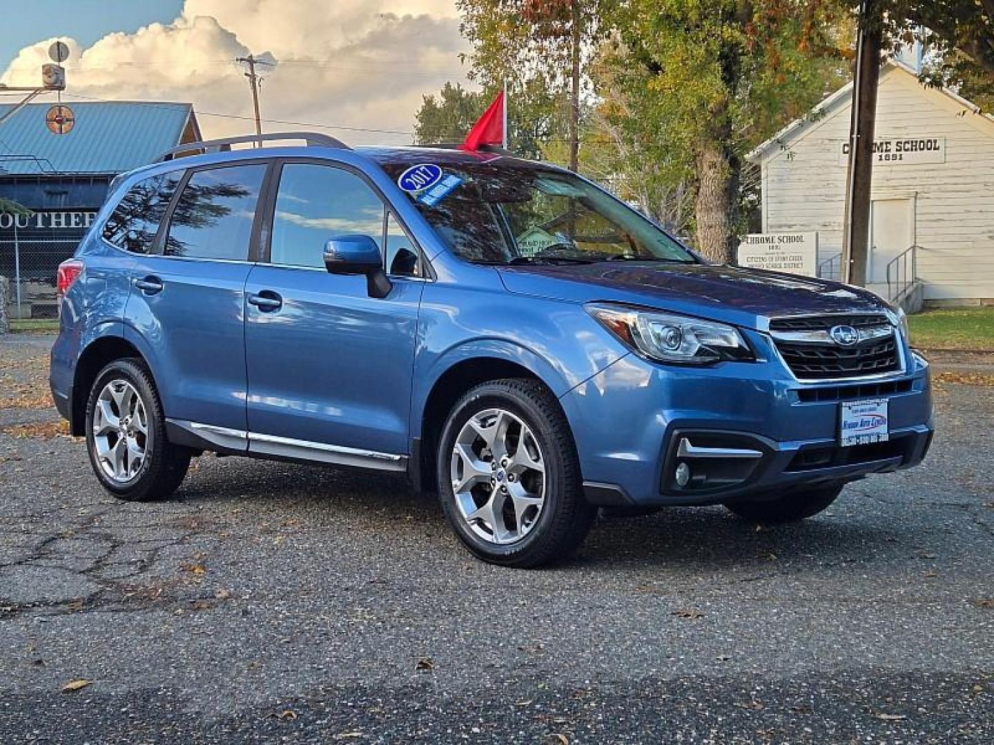 2017 BLUE Subaru Forester (JF2SJAWC2HH) with an 4-Cyl PZEV 2.5 Liter engine, Auto CVT Lineartronic transmission, located at 246 E Walker St., Orland, 95963, (530) 865-5800, 39.747589, -122.178398 - Photo#0