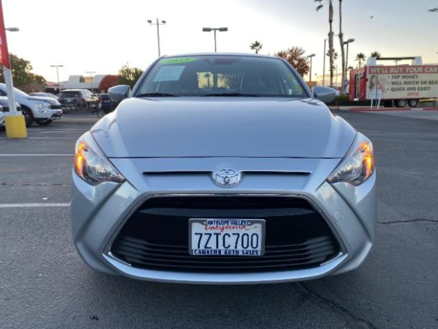 2017 SILVER Toyota Yaris iA (3MYDLBYVXHY) with an 4-Cyl 1.5 Liter engine, Automatic 6-Spd transmission, located at 412 Auto Vista Drive, Palmdale, 93551, (661) 945-0620, 34.592636, -118.136681 - Photo#1