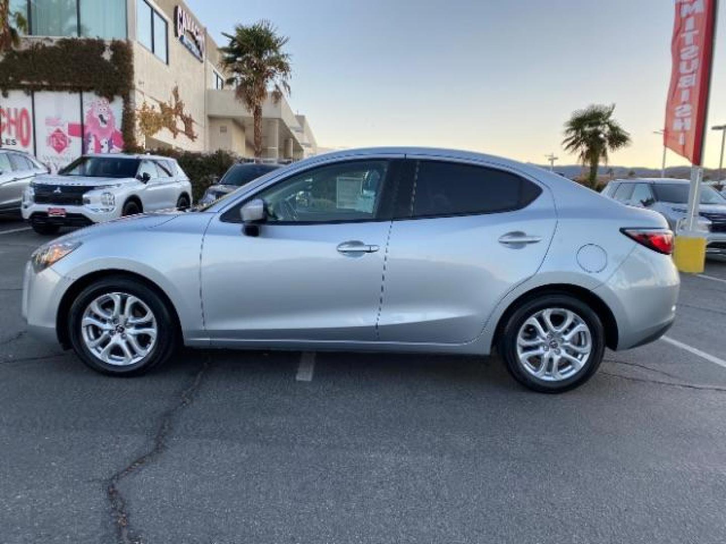 2017 SILVER Toyota Yaris iA (3MYDLBYVXHY) with an 4-Cyl 1.5 Liter engine, Automatic 6-Spd transmission, located at 412 Auto Vista Drive, Palmdale, 93551, (661) 945-0620, 34.592636, -118.136681 - Photo#3