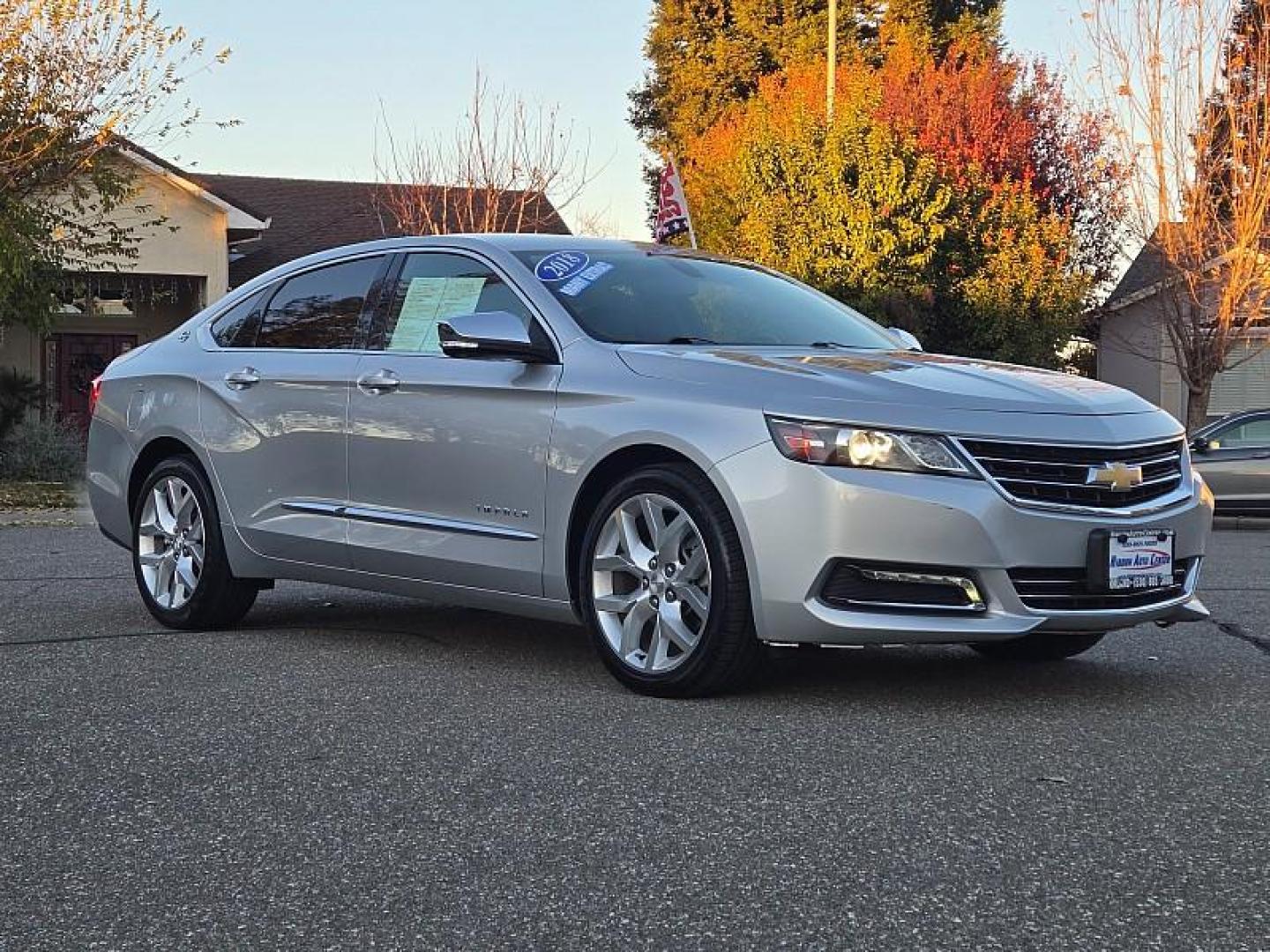 2018 SILVER Chevrolet Impala (2G1125S31J9) with an V6 Flex Fuel 3.6 Liter engine, Auto 6-Spd Overdrive transmission, located at 246 E Walker St., Orland, 95963, (530) 865-5800, 39.747589, -122.178398 - Photo#0