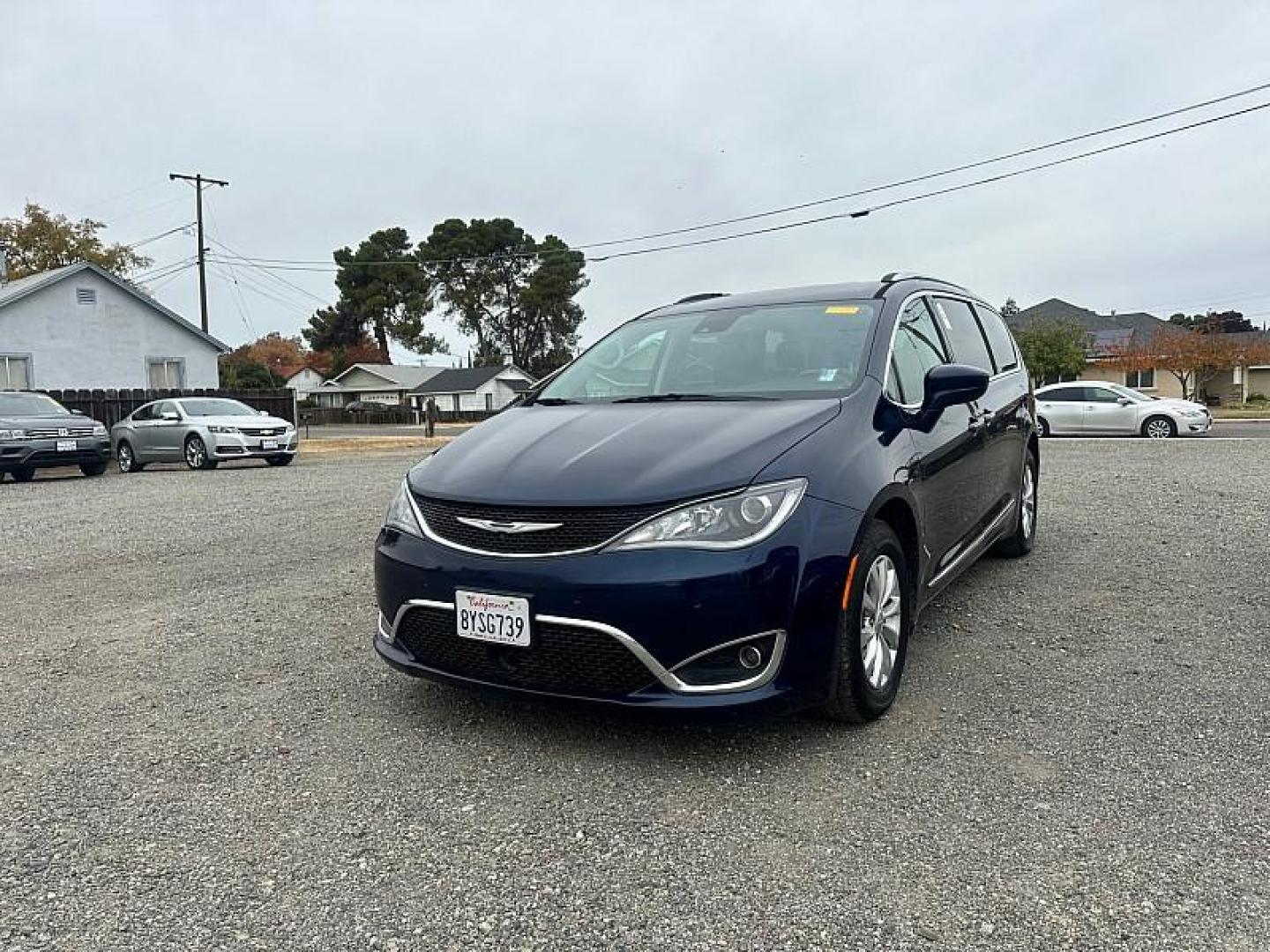 2018 BLUE Chrysler Pacifica (2C4RC1BG9JR) with an V6 3.6 Liter engine, Automatic 9-Spd transmission, located at 246 E Walker St., Orland, 95963, (530) 865-5800, 39.747589, -122.178398 - Photo#0