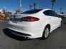 2018 WHITE Ford Fusion (3FA6P0G71JR) with an 4-Cyl 2.5 Liter engine, Automatic 6-Spd w/SelectShift transmission, located at 412 Auto Vista Drive, Palmdale, 93551, (661) 945-0620, 34.592636, -118.136681 - Photo#6