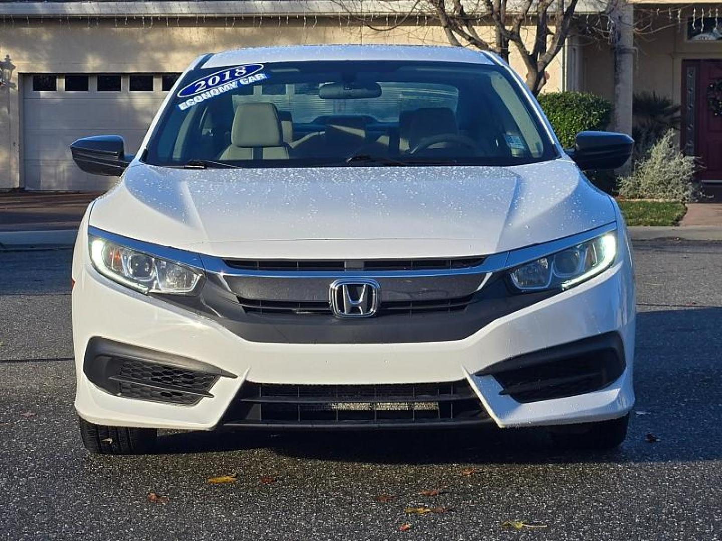 2018 WHITE Honda Civic Sedan (19XFC2F52JE) with an 4-Cyl i-VTEC 2.0 Liter engine, Automatic transmission, located at 246 E Walker St., Orland, 95963, (530) 865-5800, 39.747589, -122.178398 - Photo#1