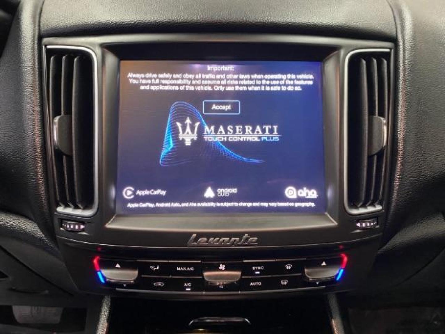 2018 BLACK Maserati Levante (ZN661XUA8JX) with an V6 Twin Turbo 3.0 Liter engine, Automatic 8-Spd w/Manual Mode transmission, located at 412 Auto Vista Drive, Palmdale, 93551, (661) 945-0620, 34.592636, -118.136681 - Photo#17