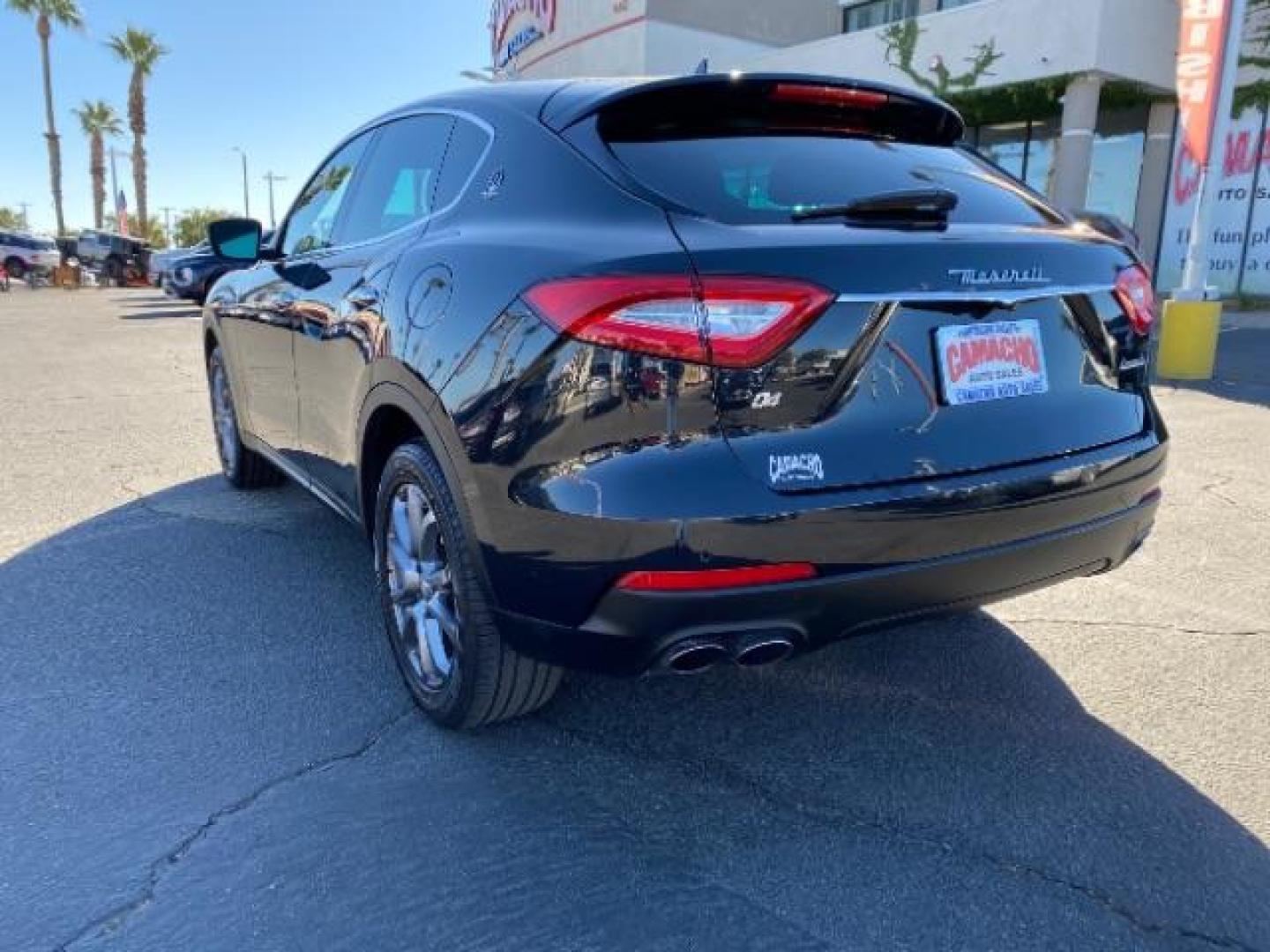 2018 BLACK Maserati Levante (ZN661XUA8JX) with an V6 Twin Turbo 3.0 Liter engine, Automatic 8-Spd w/Manual Mode transmission, located at 412 Auto Vista Drive, Palmdale, 93551, (661) 945-0620, 34.592636, -118.136681 - Photo#4