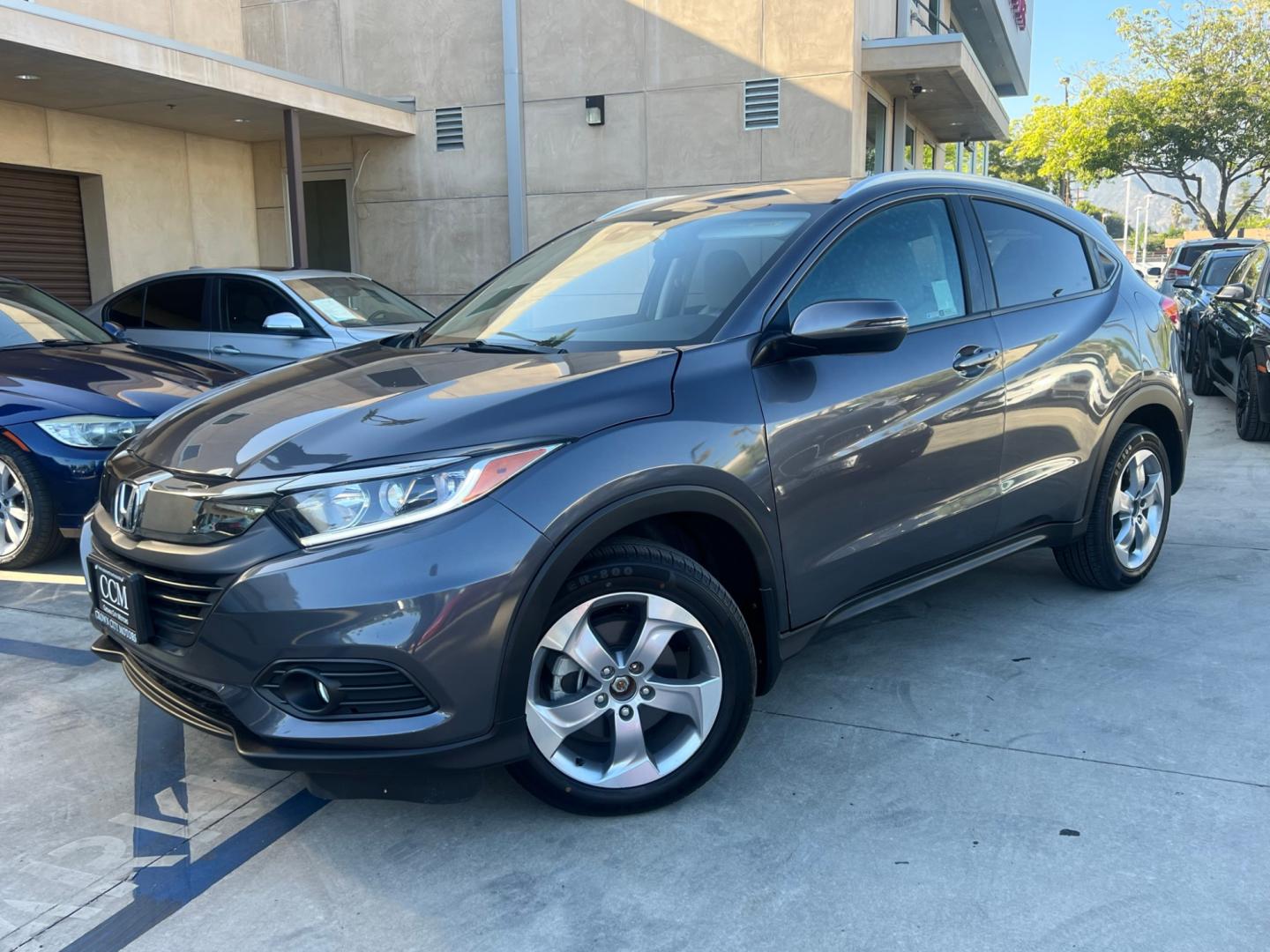 2019 Gray Honda HR-V EX (3CZRU5H51KM) with an 1.8L L4 DOHC 16V engine, CVT transmission, located at 30 S. Berkeley Avenue, Pasadena, CA, 91107, (626) 248-7567, 34.145447, -118.109398 - Crown City Motors is a used “Buy Here Pay Here” car dealer in Pasadena CA. “Buy Here Pay Here” financing, means that when you purchase your vehicle from our dealership, that you make the payments to the dealership as well. We do not need the banks approval to get you approved for a used auto - Photo#0