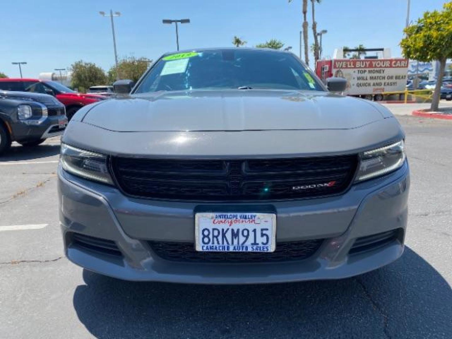 2019 GRAY Dodge Charger (2C3CDXBGXKH) with an V6 3.6 Liter engine, Automatic 8-Spd w/AutoStick transmission, located at 412 Auto Vista Drive, Palmdale, 93551, (661) 945-0620, 34.592636, -118.136681 - Photo#2