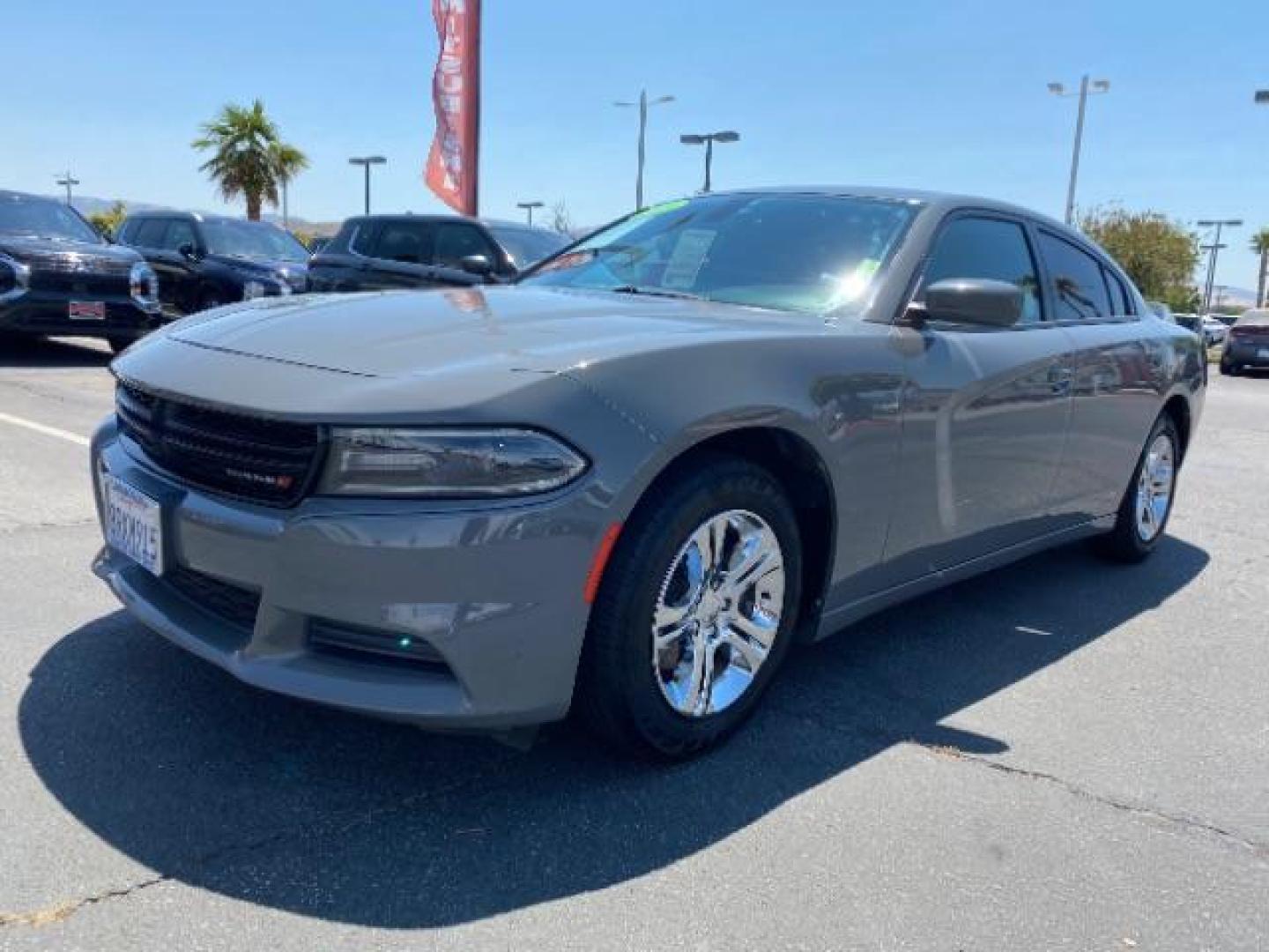 2019 GRAY Dodge Charger (2C3CDXBGXKH) with an V6 3.6 Liter engine, Automatic 8-Spd w/AutoStick transmission, located at 412 Auto Vista Drive, Palmdale, 93551, (661) 945-0620, 34.592636, -118.136681 - Photo#3