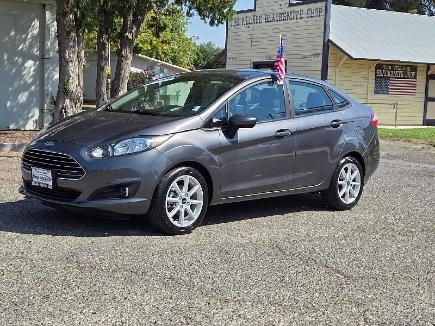 2019 GRAY Ford Fiesta (3FADP4BJ8KM) with an 4-Cyl 1.6 Liter engine, located at 246 E Walker St., Orland, 95963, (530) 865-5800, 39.747589, -122.178398 - Photo#3