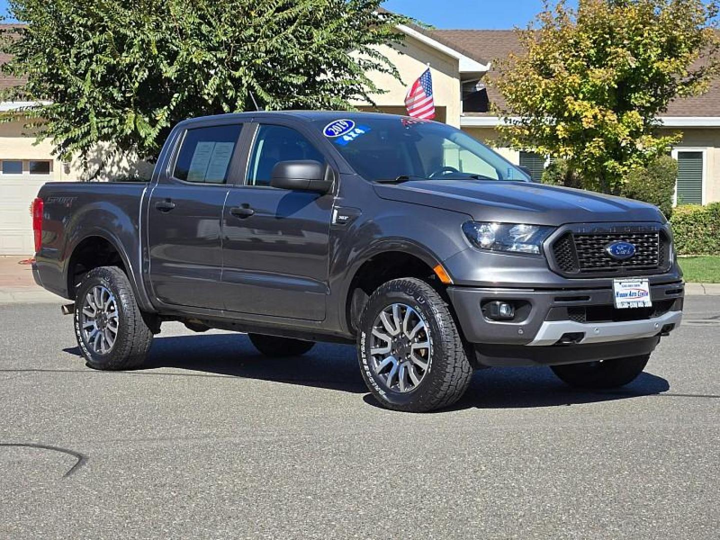 2019 GRAY Ford Ranger 4WD (1FTER4FHXKL) with an 4-Cyl EcoBoost 2.3 Liter engine, Automatic 10-Spd w/SelectShift transmission, located at 246 E Walker St., Orland, 95963, (530) 865-5800, 39.747589, -122.178398 - Photo#0