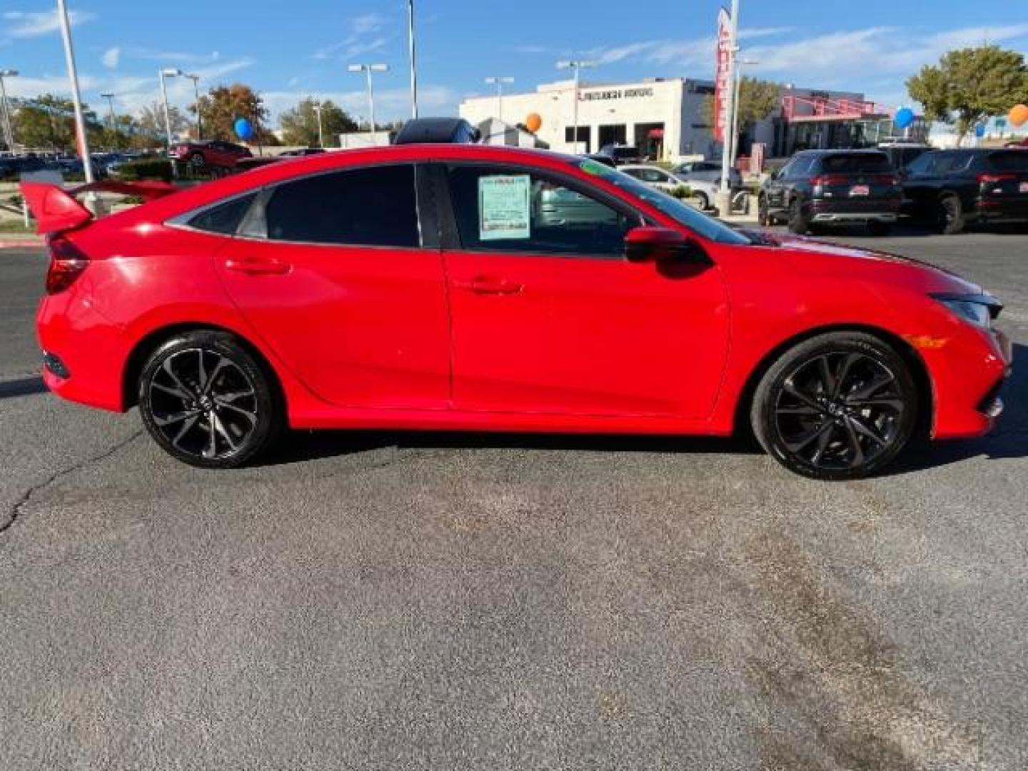 2019 RED Honda Civic Sedan (2HGFC2E87KH) with an 4-Cyl 2 Liter engine, Manual 6-Spd transmission, located at 412 Auto Vista Drive, Palmdale, 93551, (661) 945-0620, 34.592636, -118.136681 - Photo#7