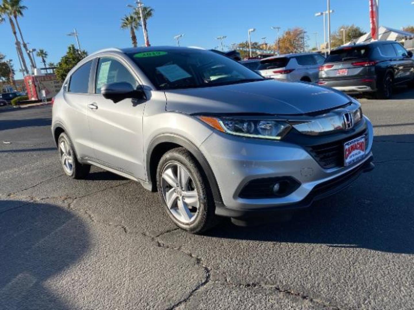 2019 GRAY Honda HR-V (3CZRU5H74KM) with an 4-Cyl i-VTEC 1.8 Liter engine, Automatic CVT w/Sport Mode transmission, located at 412 Auto Vista Drive, Palmdale, 93551, (661) 945-0620, 34.592636, -118.136681 - Photo#0