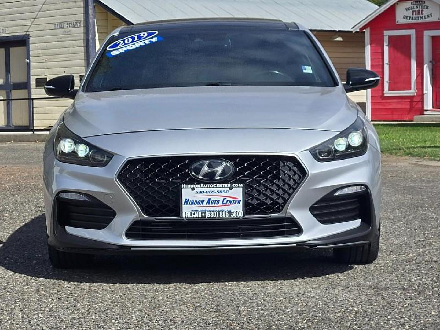 2019 SILVER Hyundai Elantra GT (KMHH55LC2KU) with an 4-Cyl Turbo 1.6 Liter engine, Automatic 7-Spd w/Dual-Clutch transmission, located at 246 E Walker St., Orland, 95963, (530) 865-5800, 39.747589, -122.178398 - Photo#2