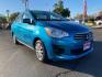 2019 BLUE Mitsubishi Mirage G4 (ML32F3FJ6KH) with an 3-Cyl 1.2 Liter engine, Automatic CVT transmission, located at 412 Auto Vista Drive, Palmdale, 93551, (661) 945-0620, 34.592636, -118.136681 - Photo#0