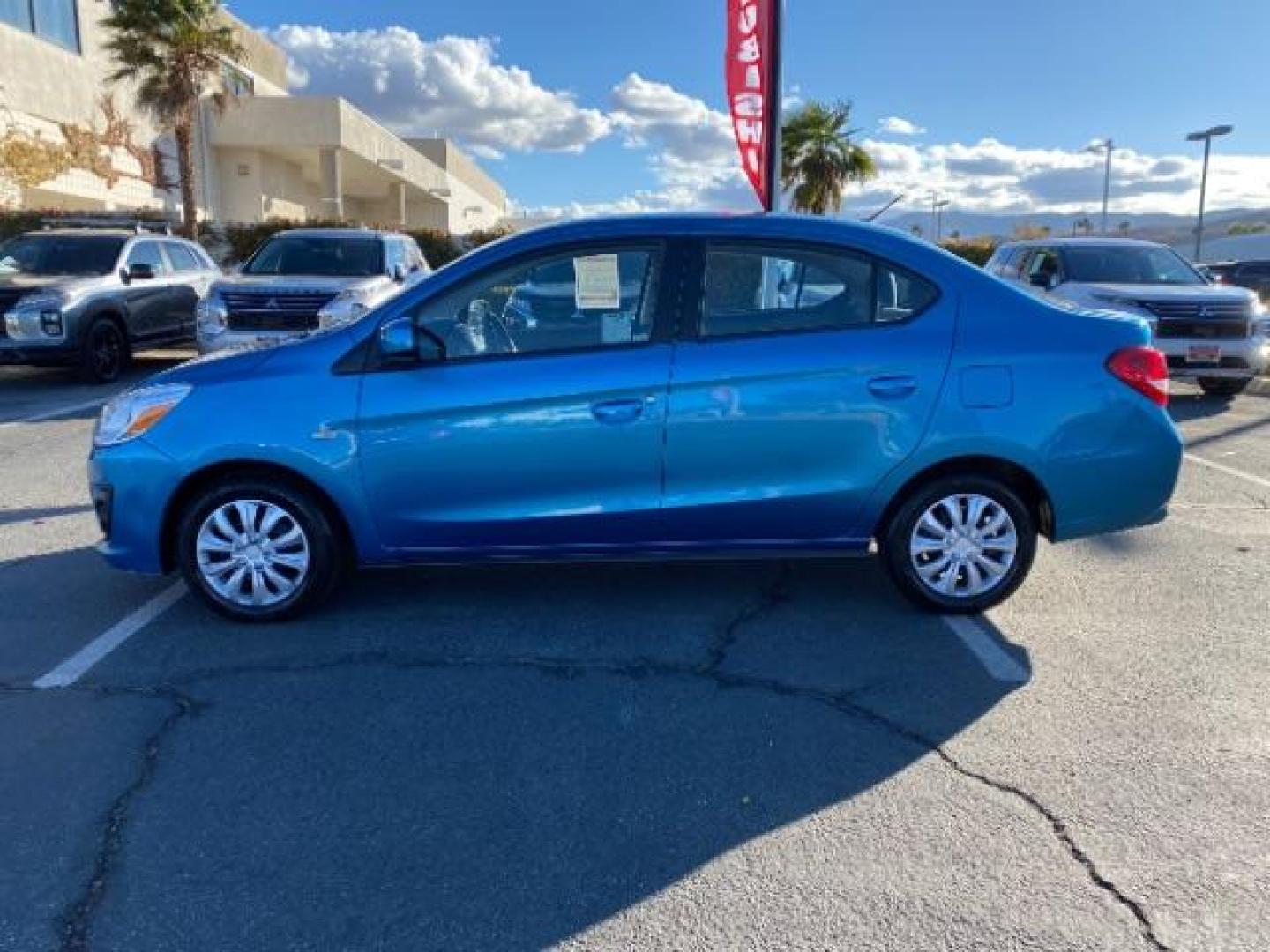 2019 BLUE Mitsubishi Mirage G4 (ML32F3FJ6KH) with an 3-Cyl 1.2 Liter engine, Automatic CVT transmission, located at 412 Auto Vista Drive, Palmdale, 93551, (661) 945-0620, 34.592636, -118.136681 - Photo#18