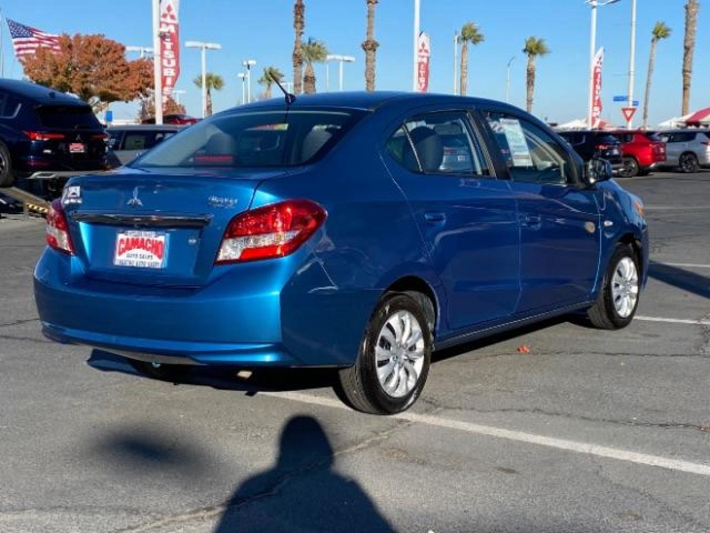 2019 BLUE Mitsubishi Mirage G4 (ML32F3FJ6KH) with an 3-Cyl 1.2 Liter engine, Automatic CVT transmission, located at 412 Auto Vista Drive, Palmdale, 93551, (661) 945-0620, 34.592636, -118.136681 - Photo#21