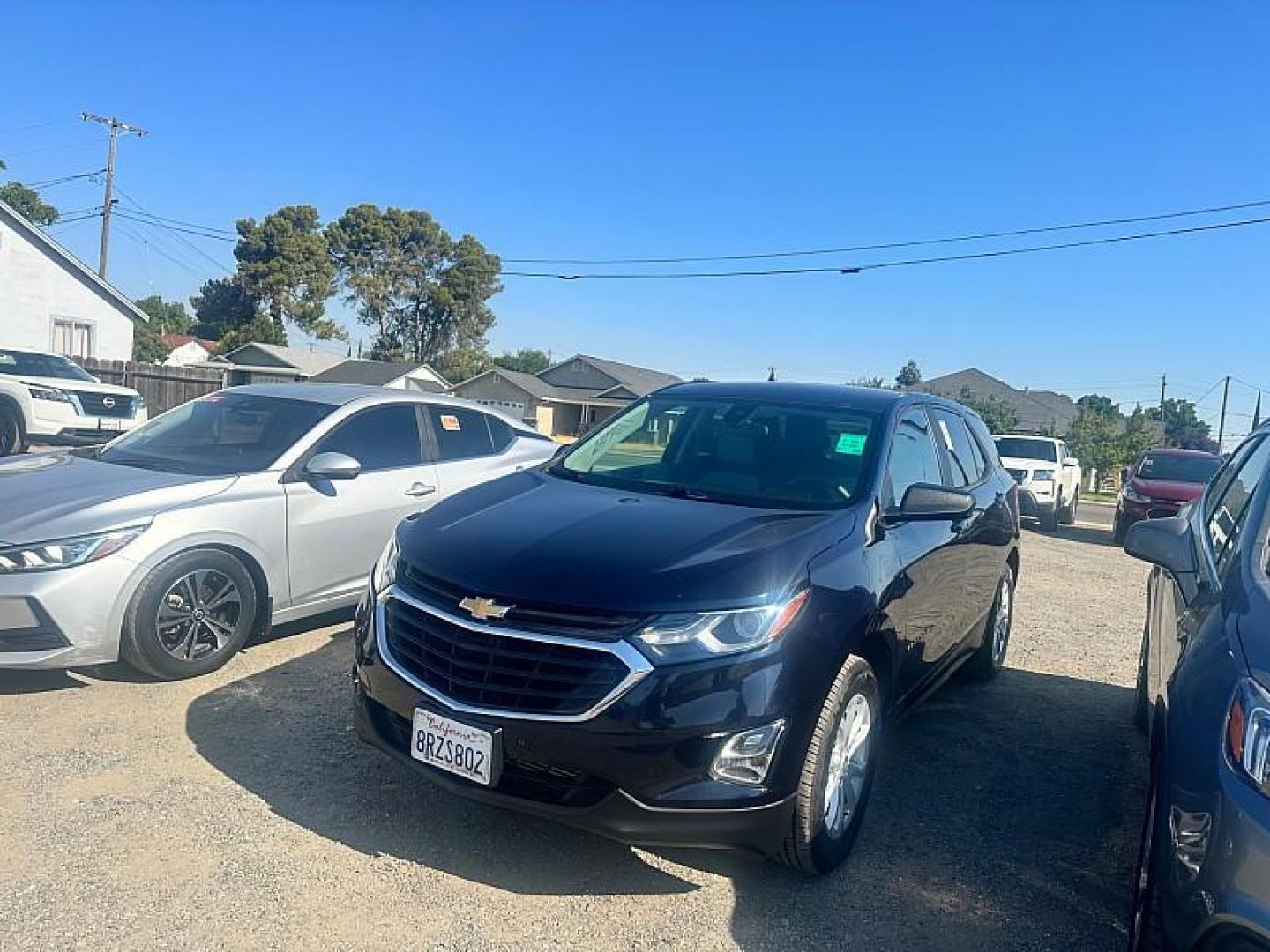 2020 BLUE Chevrolet Equinox (3GNAX5EV9LS) with an 4-Cyl Turbo 1.5 Liter engine, Automatic 6-Spd w/Overdrive transmission, located at 246 E Walker St., Orland, 95963, (530) 865-5800, 39.747589, -122.178398 - Photo#0