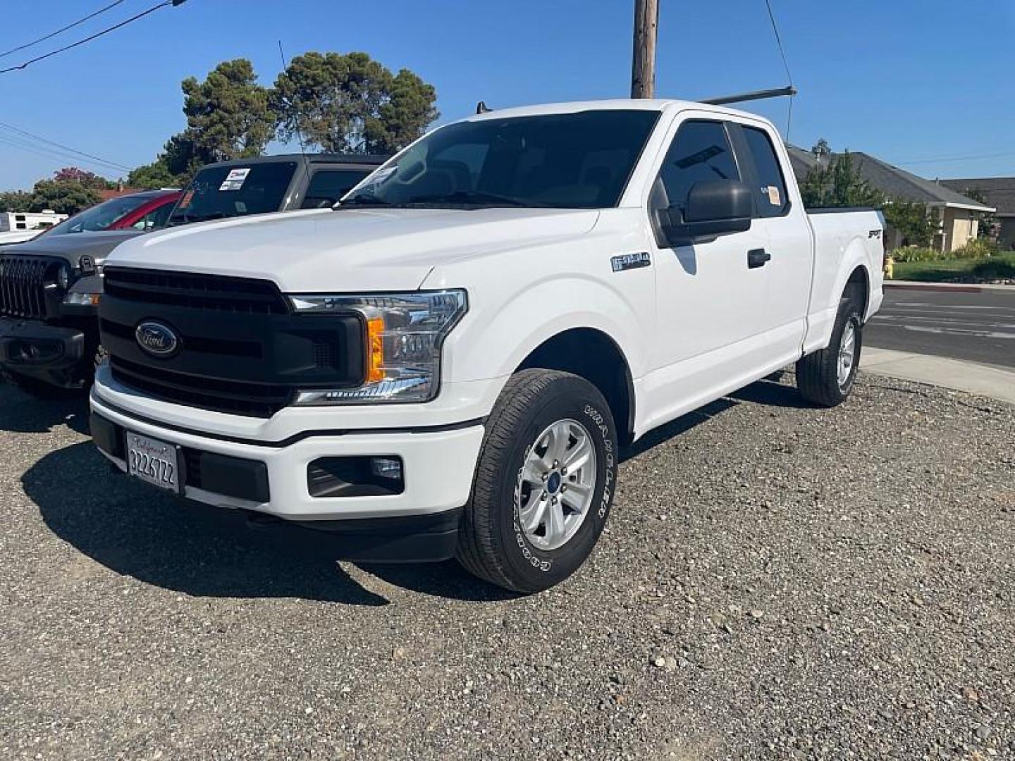 2020 WHITE Ford F-150 4WD (1FTEX1EB4LK) with an V6 Flex Fuel 3.3 Liter engine, Automatic 6-Spd w/SelectShift transmission, located at 246 E Walker St., Orland, 95963, (530) 865-5800, 39.747589, -122.178398 - Photo#0