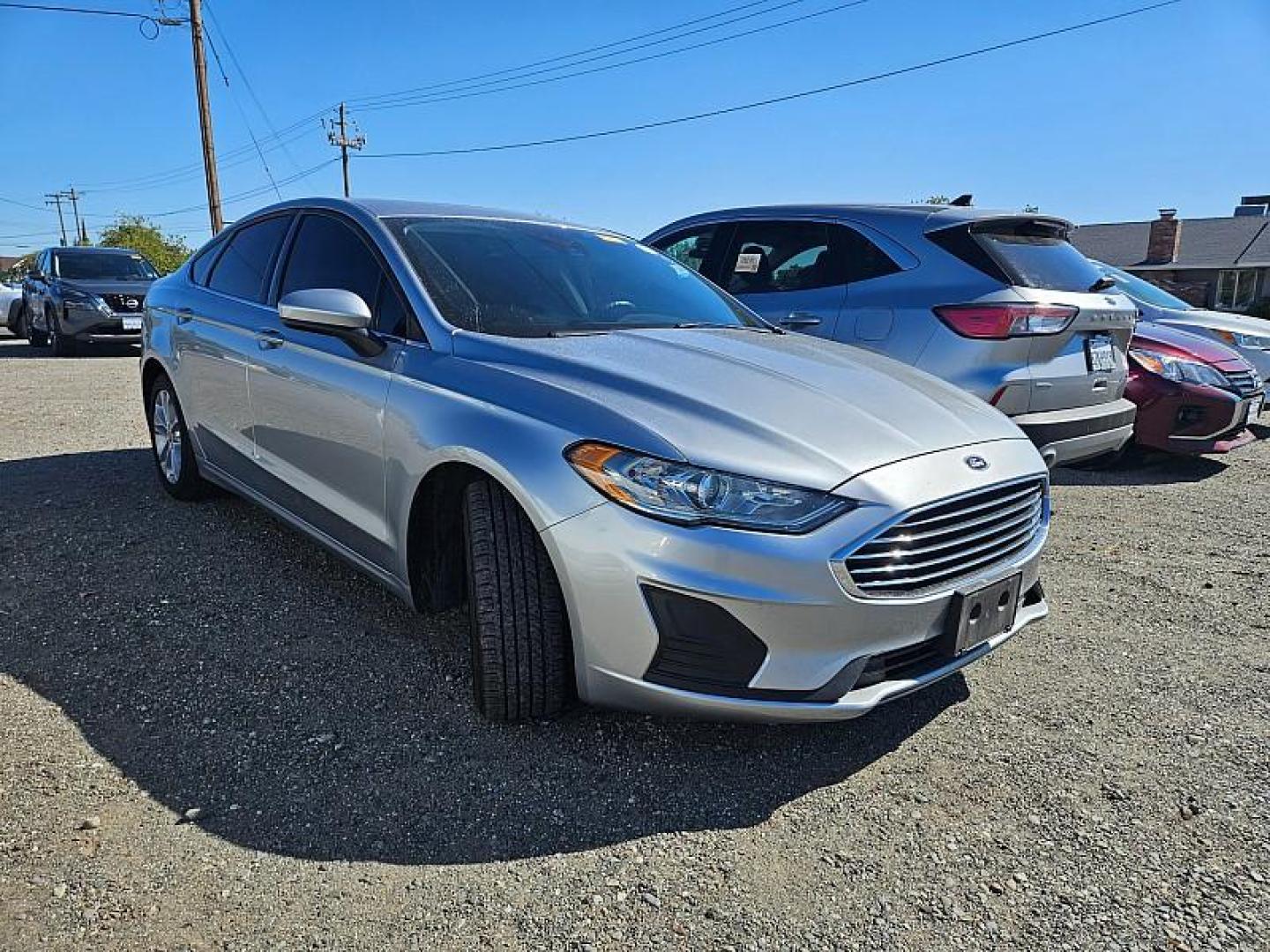 2020 SILVER Ford Fusion Hybrid (3FA6P0LU6LR) with an 4-Cyl Hybrid 2.0 Liter engine, Automatic eCVT transmission, located at 246 E Walker St., Orland, 95963, (530) 865-5800, 39.747589, -122.178398 - Photo#0